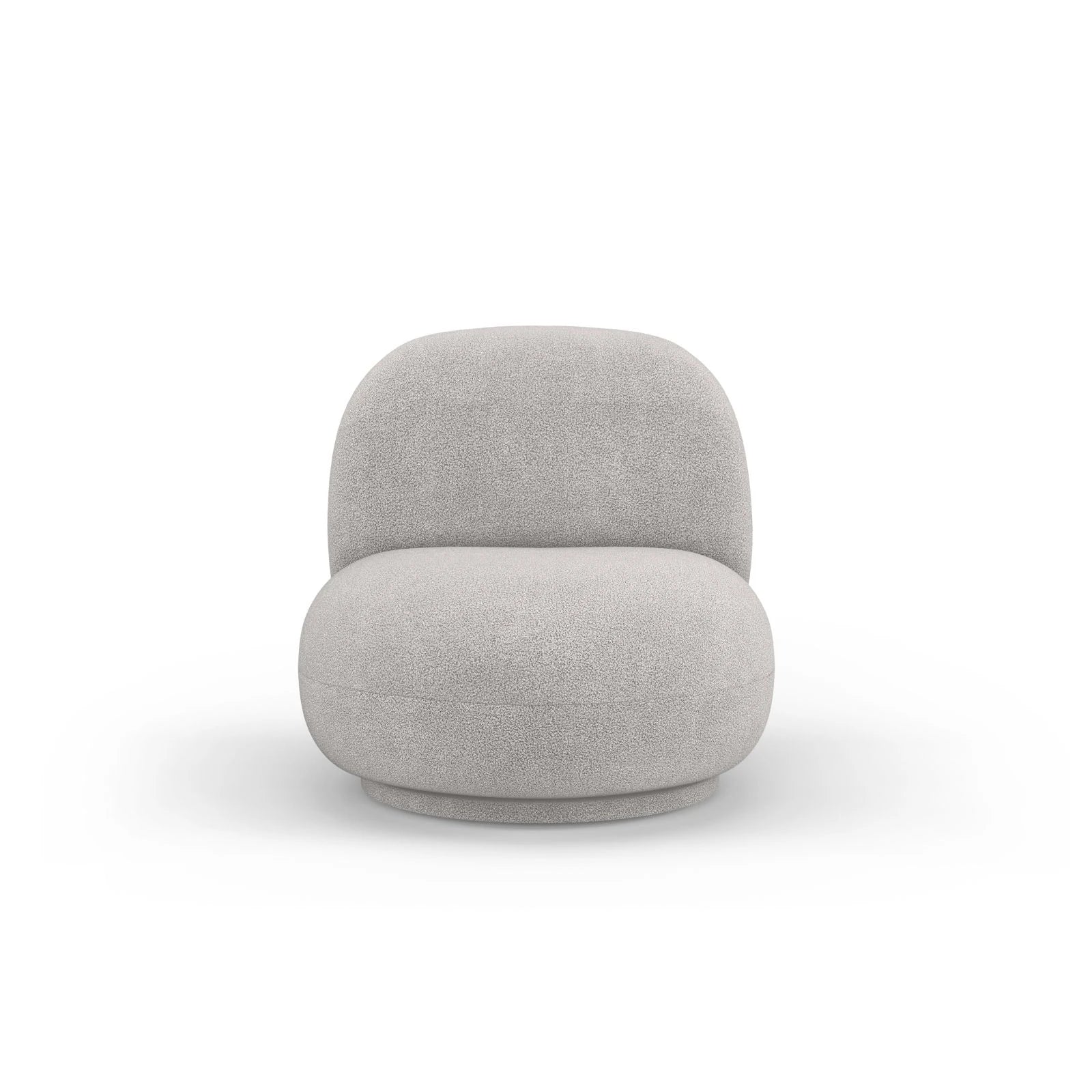 Chuck Sessel, drehbar, mit Bezug aus Chenille oder Boucle, 78x77 cm - Image 64