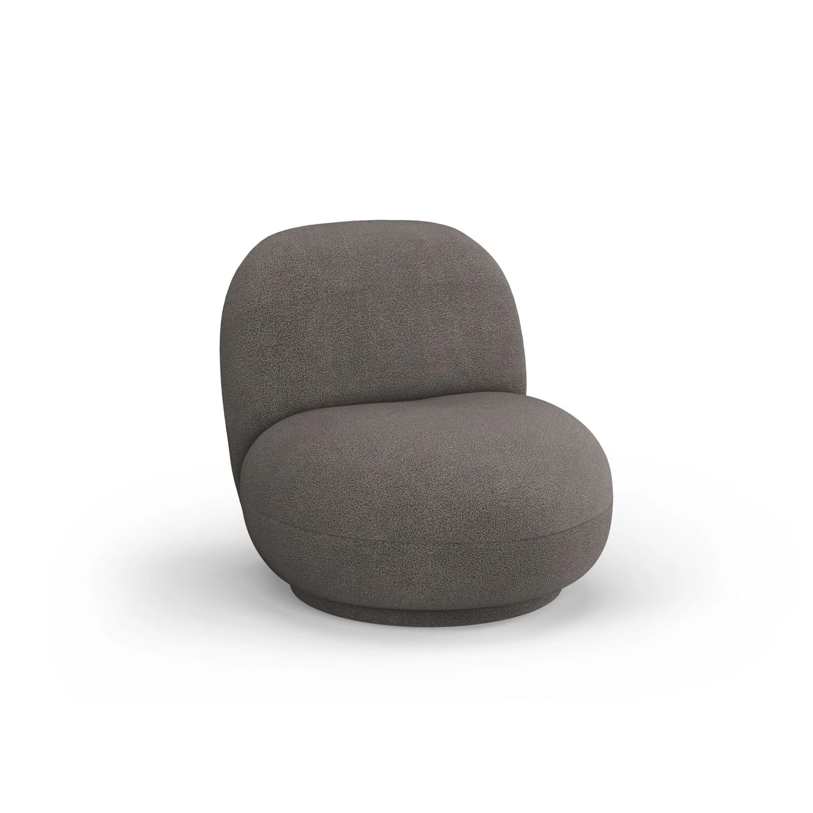 Chuck Sessel, drehbar, mit Bezug aus Chenille oder Boucle, 78x77 cm - Image 68