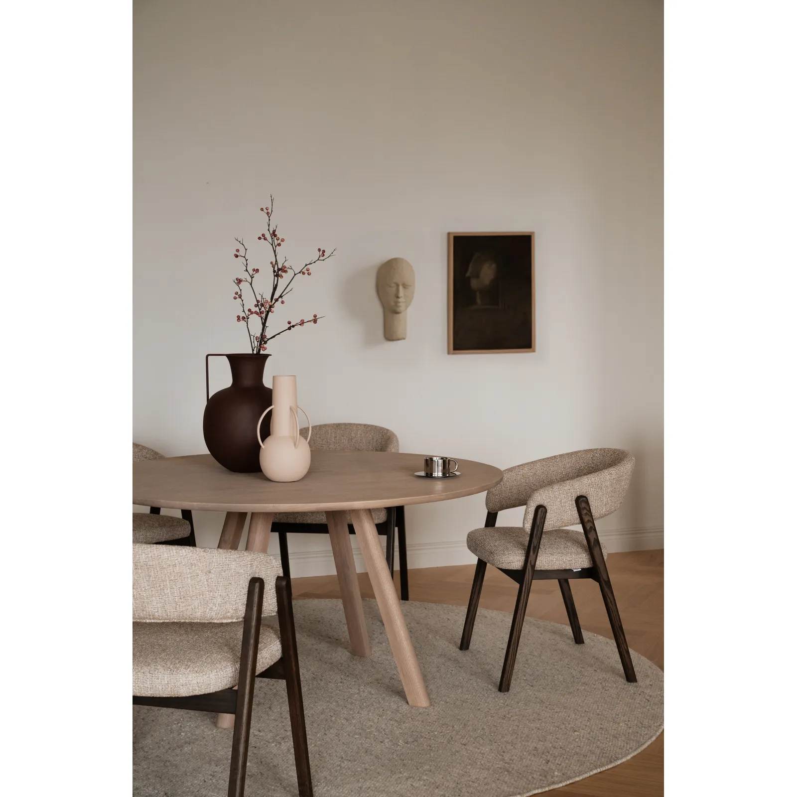 CLAPPERTON Esstische aus massiver Eiche, 140x140x75 cm - Image 14