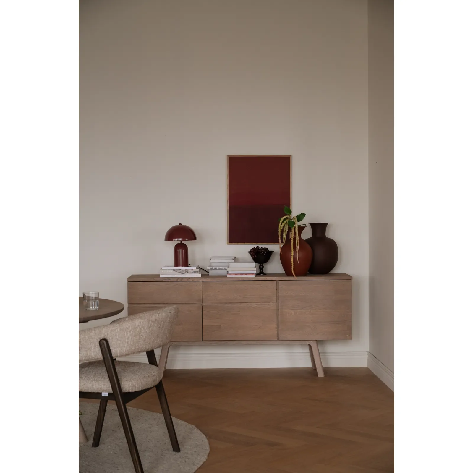 CLEARDALE Sideboard aus massiver Eiche in verschiedenen Farben, 170x42x77 cm - Image 11