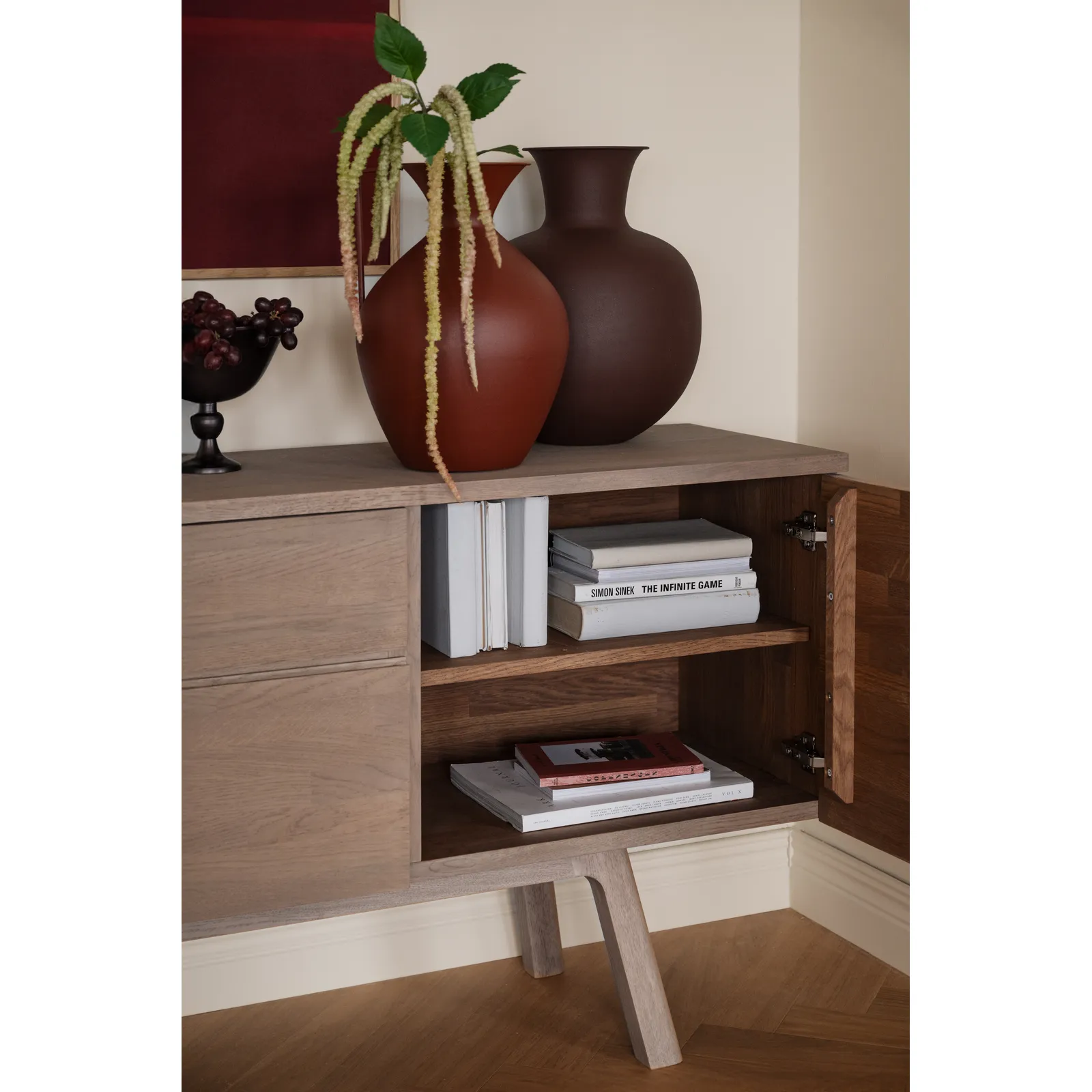 CLEARDALE Sideboard aus massiver Eiche in verschiedenen Farben, 170x42x77 cm - Image 12