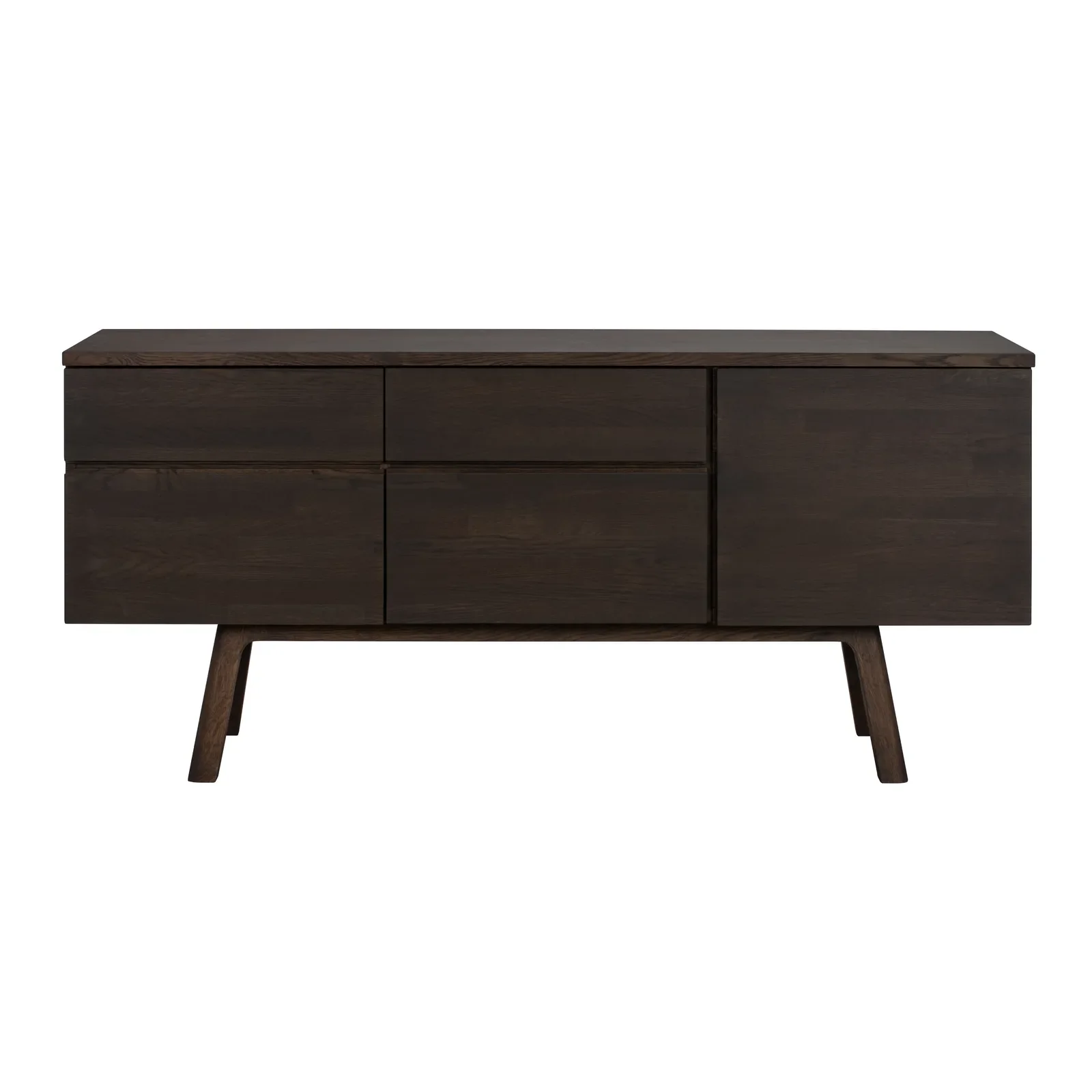 CLEARDALE Sideboard aus massiver Eiche in verschiedenen Farben, 170x42x77 cm - Image 6