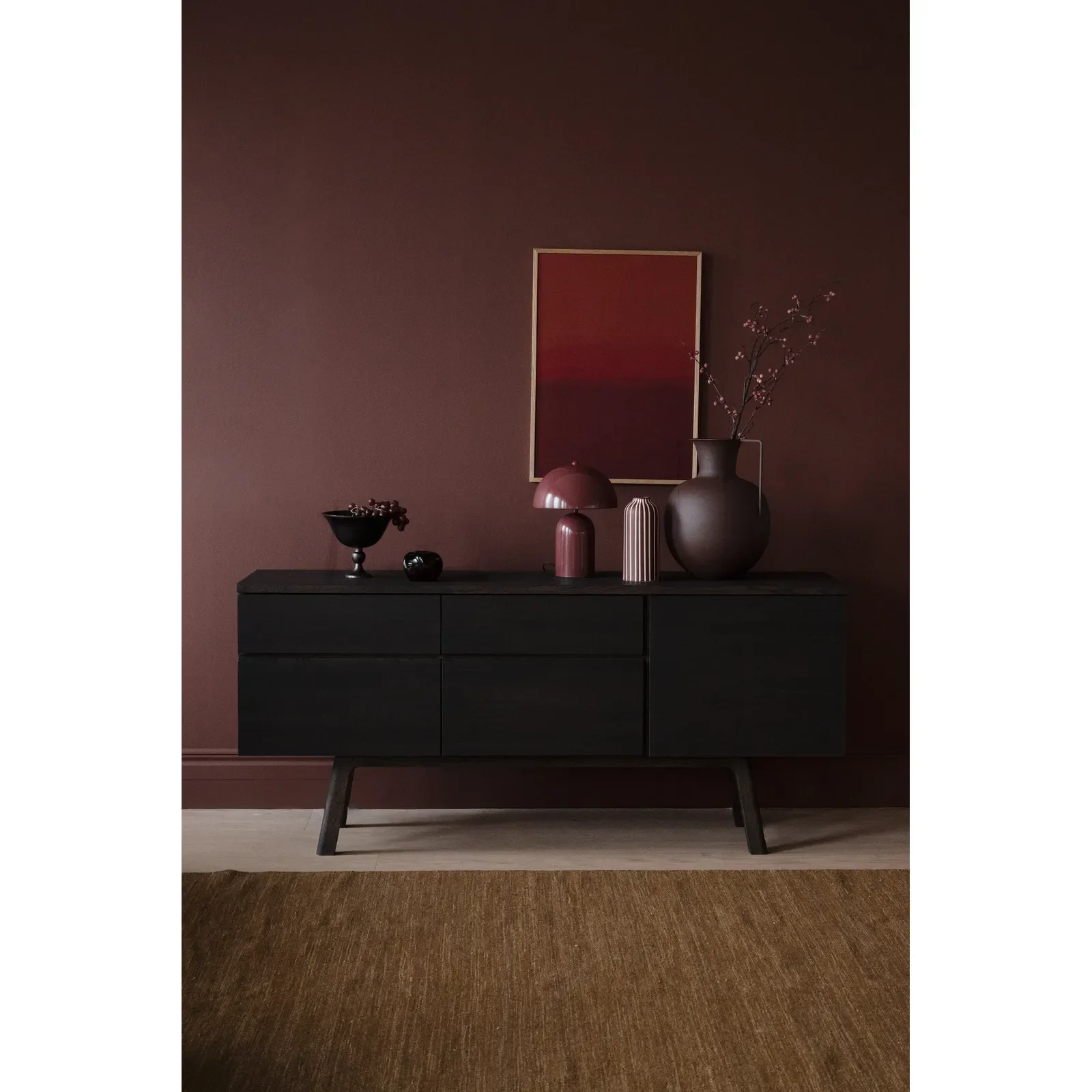 CLEARDALE Sideboard aus massiver Eiche in verschiedenen Farben, 170x42x77 cm - Image 7