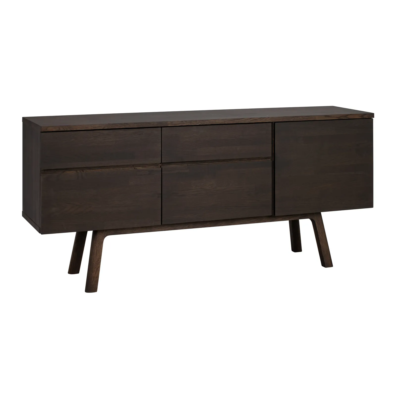 CLEARDALE Sideboard aus massiver Eiche in verschiedenen Farben, 170x42x77 cm - Image 9