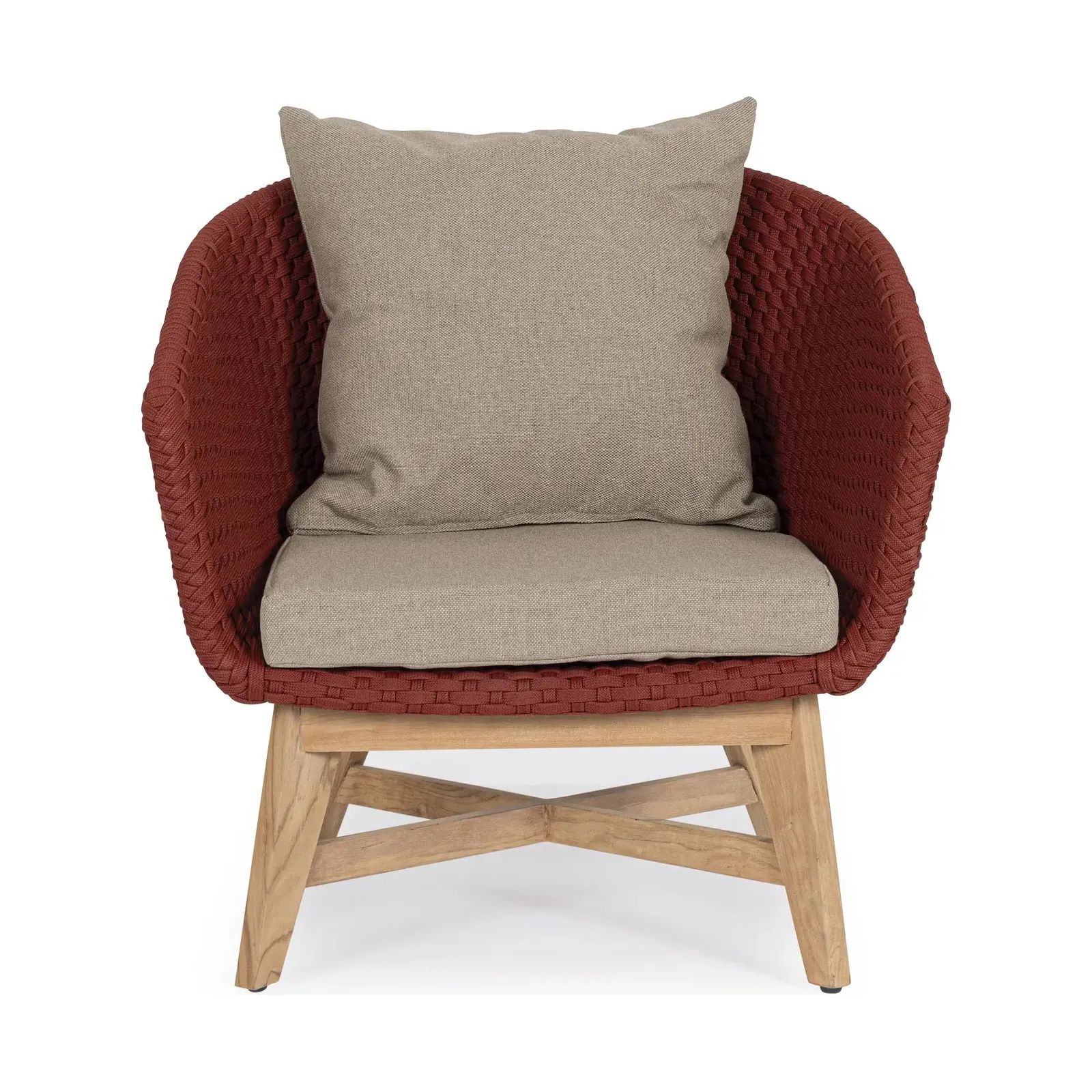 Coachella Sessel Scharlachrot mit Kissen - Image 6