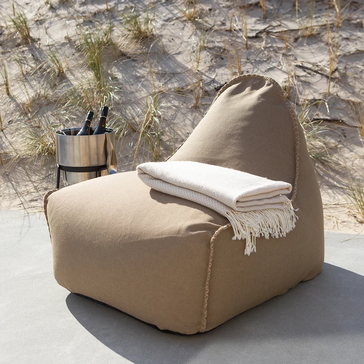 Cobana Lounge Chair Taupe - Image 2