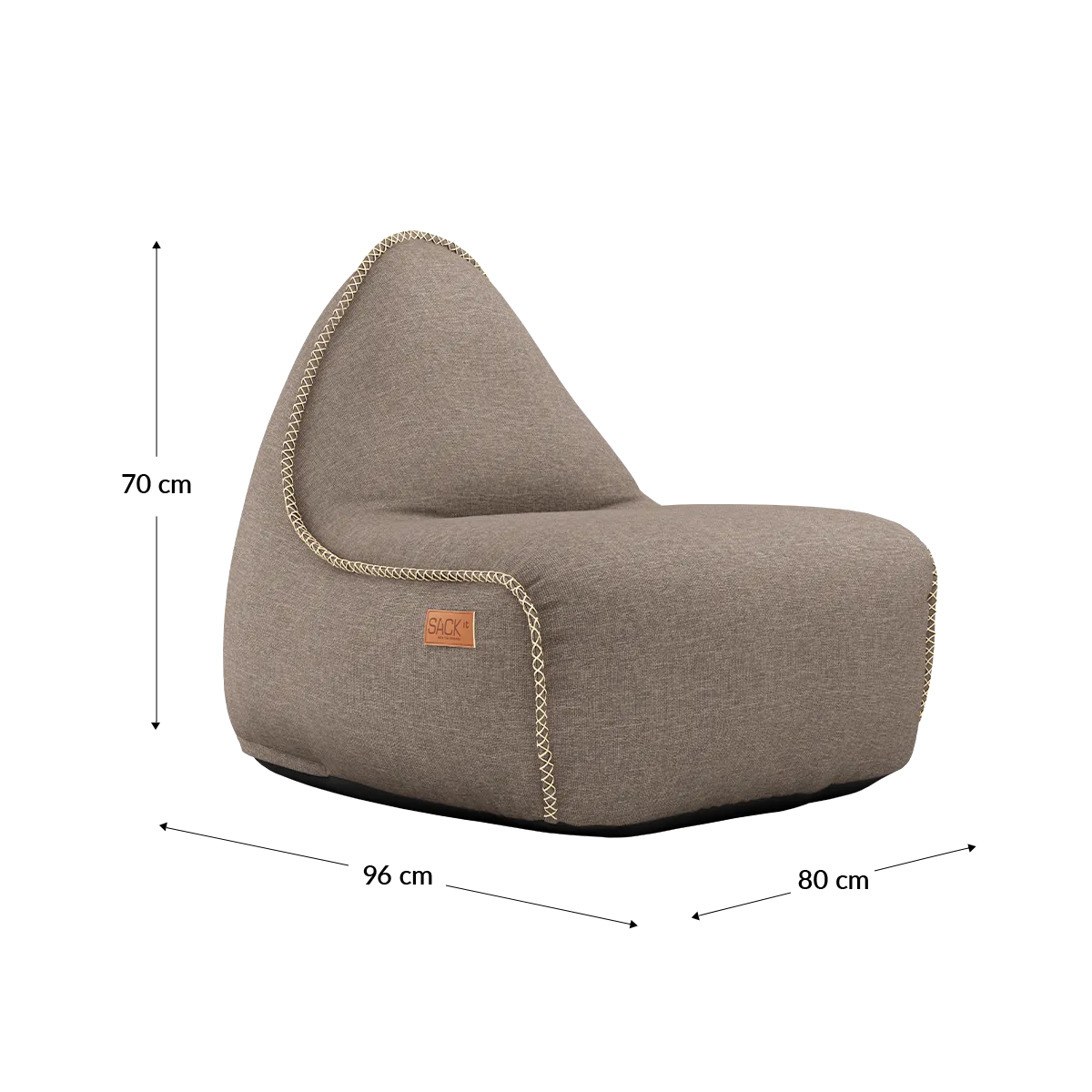 Cobana Lounge Chair Taupe - Image 6