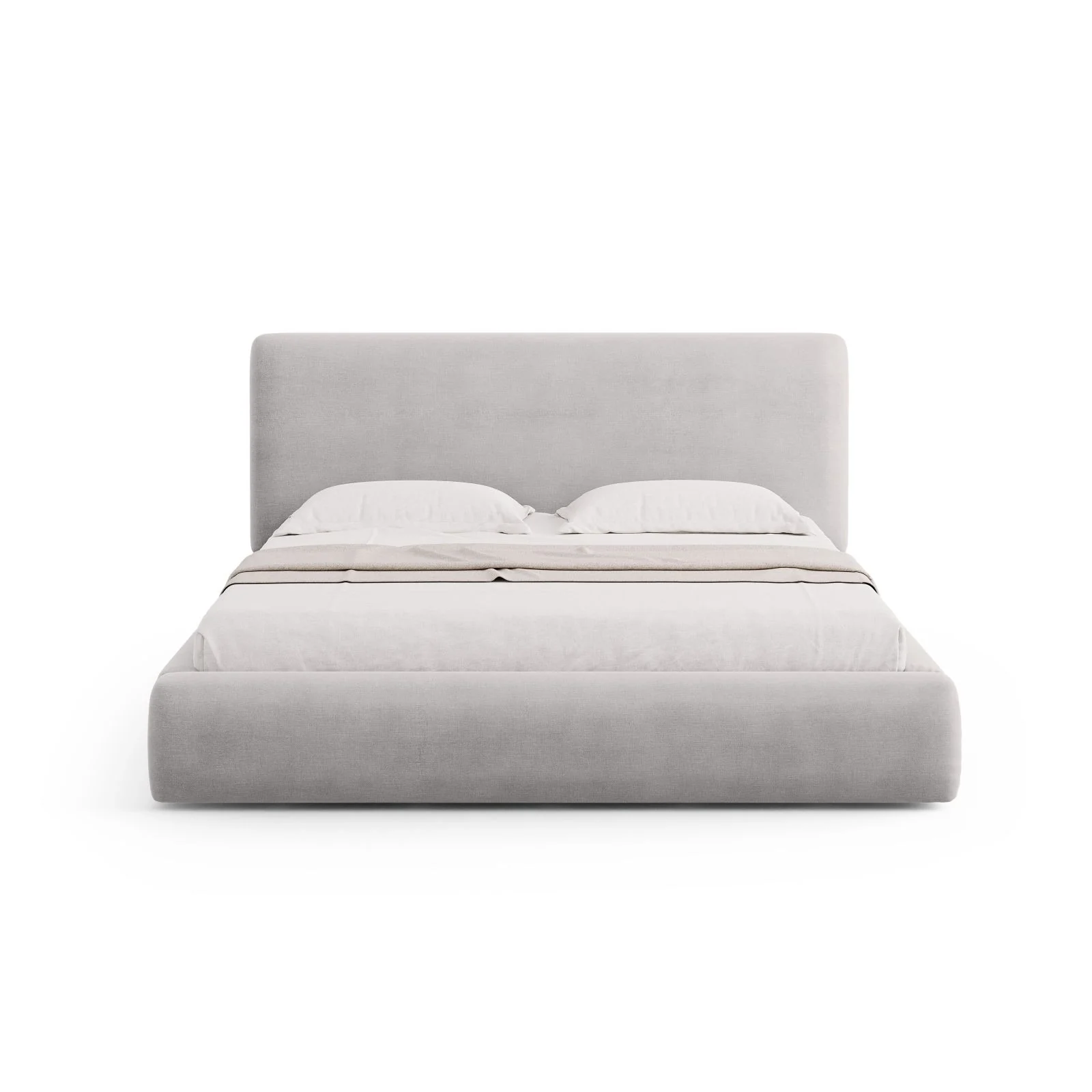 Colonel Bett mit Kopfteil und Stauraum aus Samt oder Chenille, 160x200 cm - Image 27