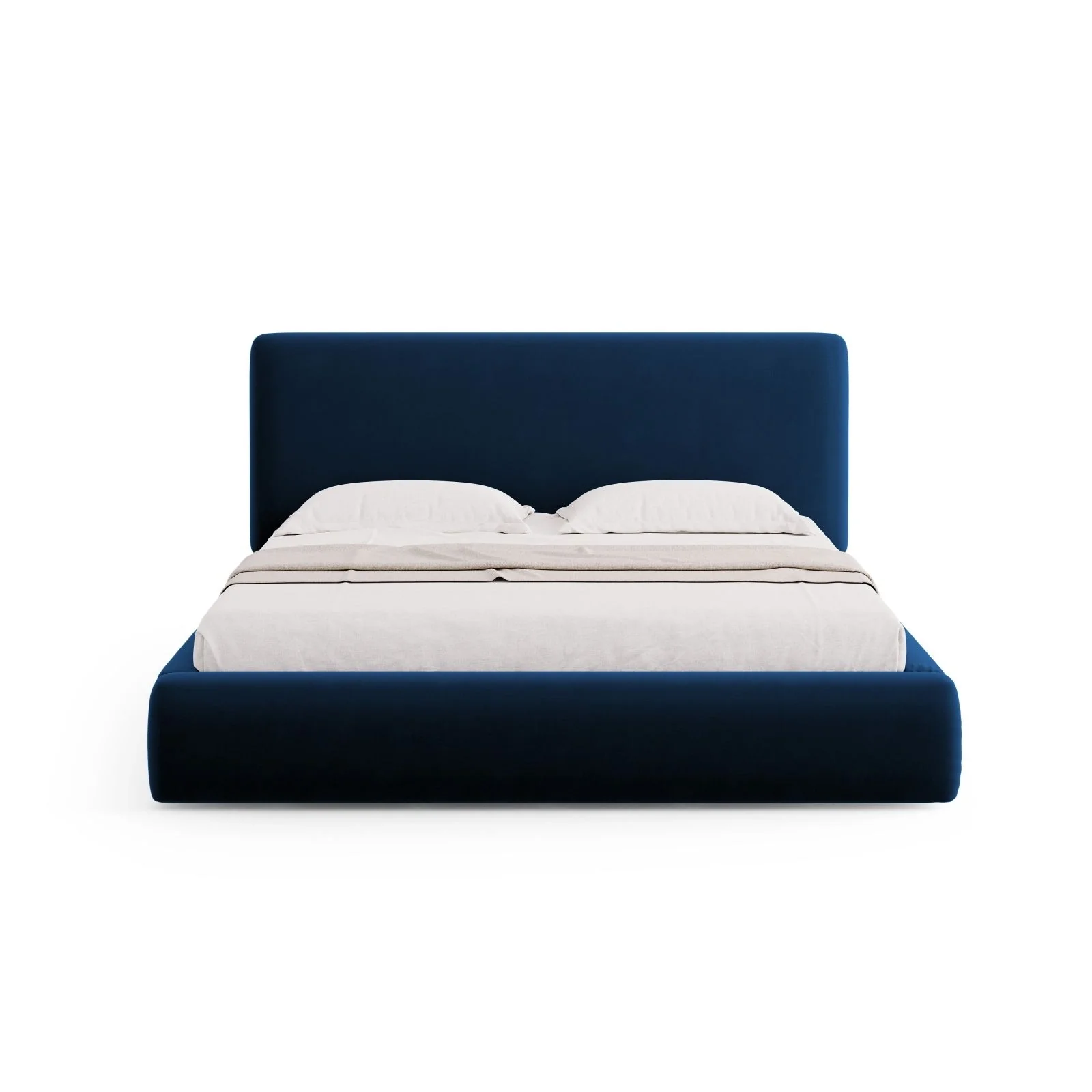 Colonel Bett mit Kopfteil und Stauraum aus Samt oder Chenille, 160x200 cm - Image 53