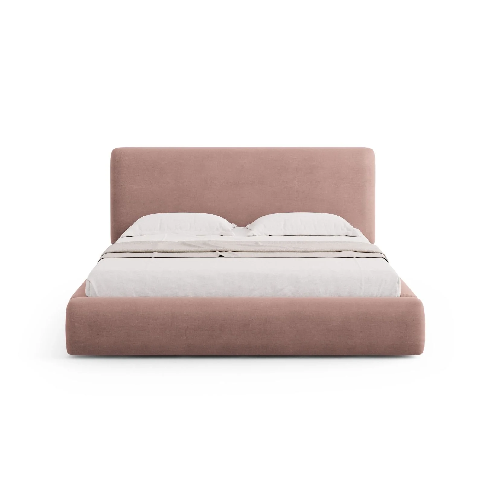 Colonel Bett mit Kopfteil und Stauraum aus Samt oder Chenille, 160x200 cm - Image 9