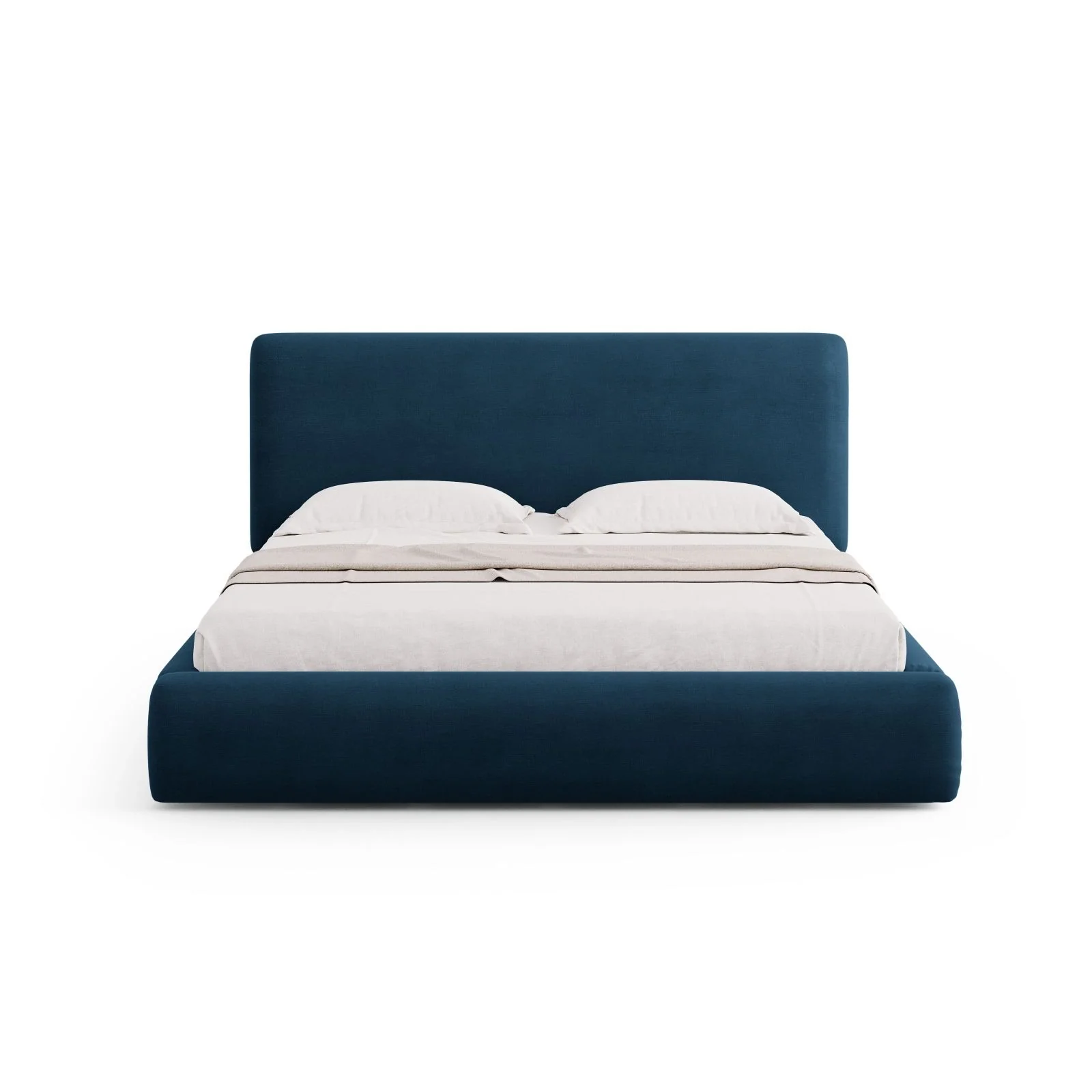 Colonel Bett mit Kopfteil und Stauraum aus Samt oder Chenille, 180x200 cm - Image 21