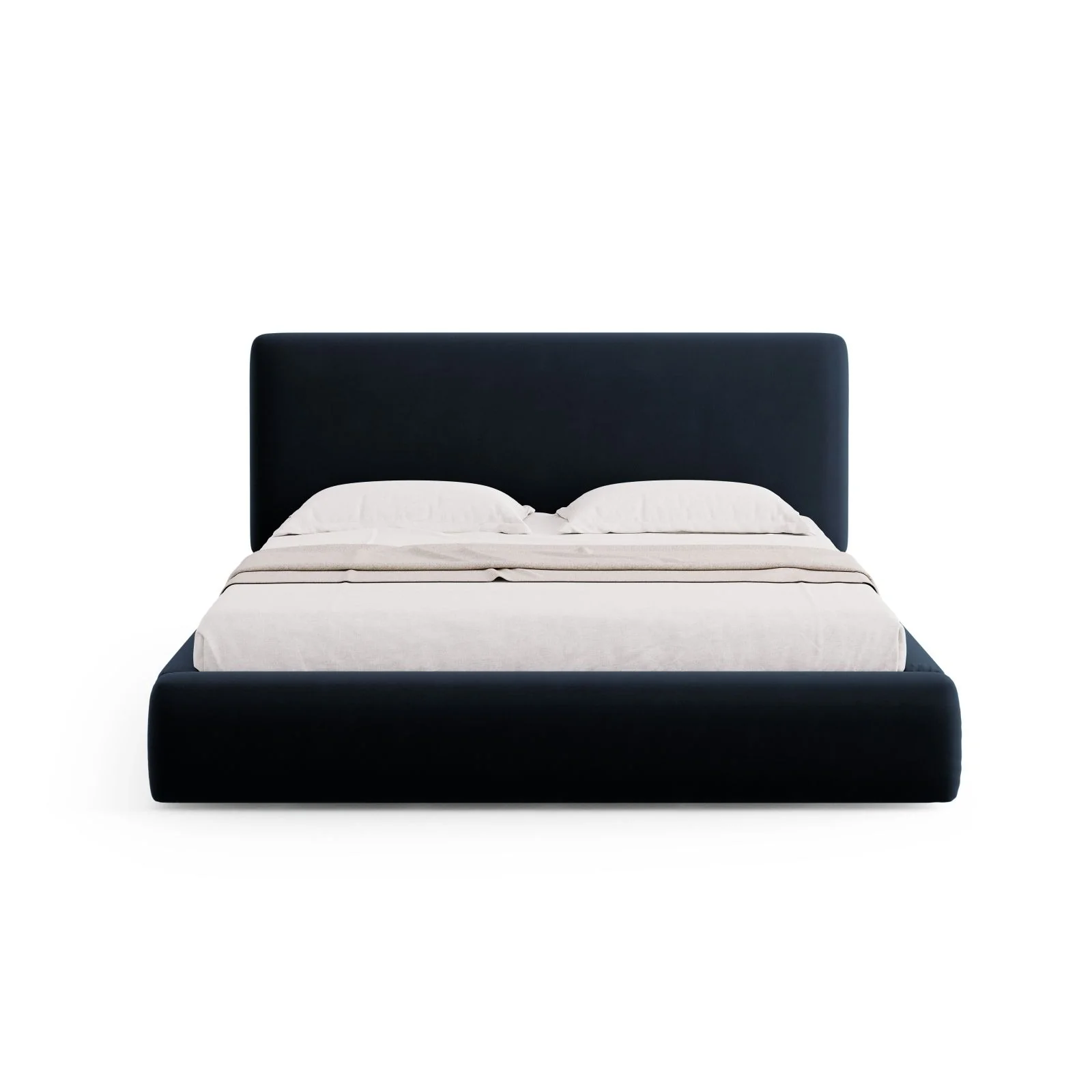 Colonel Bett mit Kopfteil und Stauraum aus Samt oder Chenille, 180x200 cm - Image 60