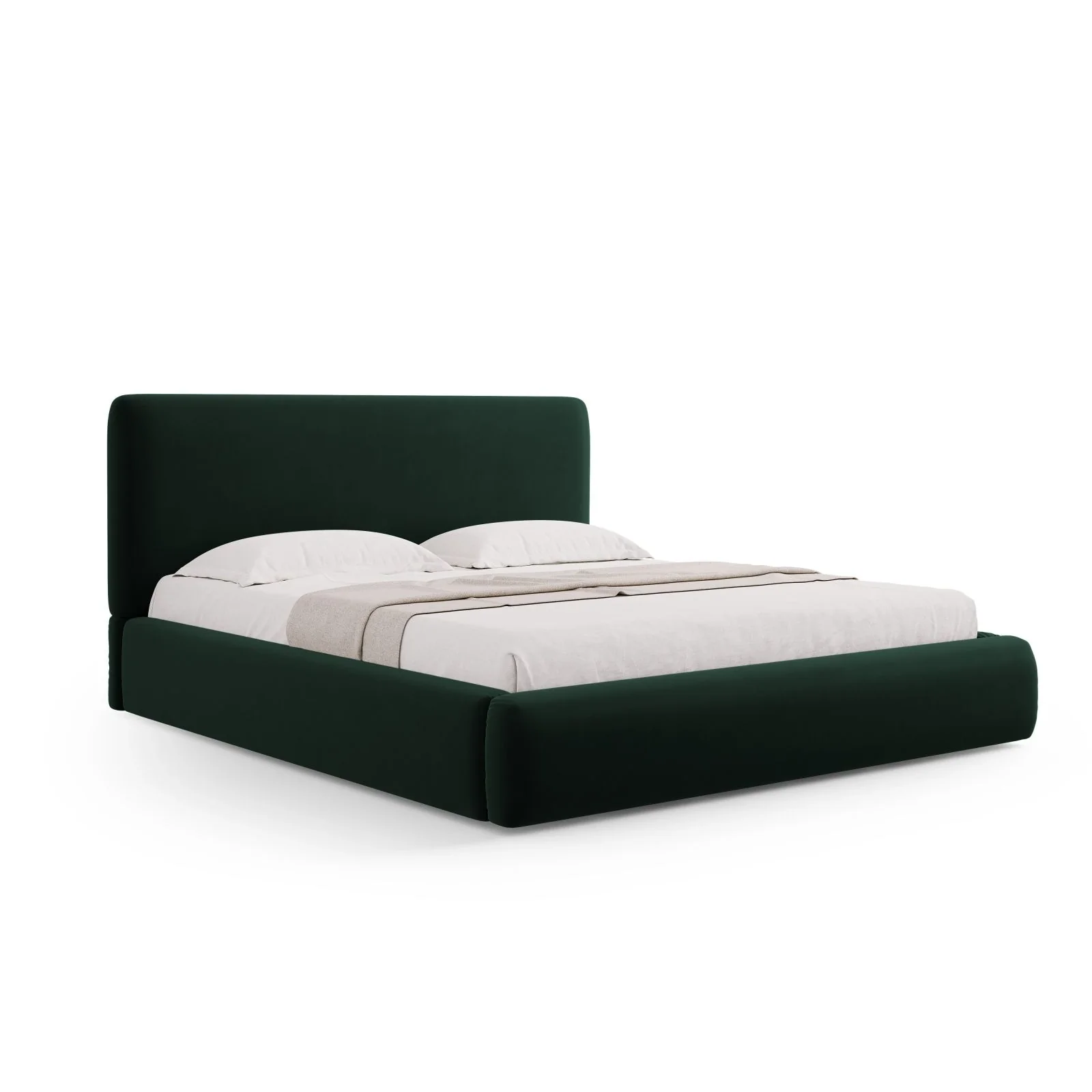 Colonel Bett mit Kopfteil und Stauraum aus Samt oder Chenille, 180x200 cm - Image 64