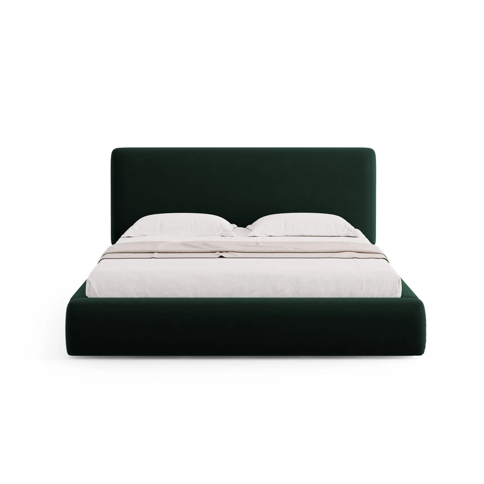 Colonel Bett mit Kopfteil und Stauraum aus Samt oder Chenille, 180x200 cm - Image 67