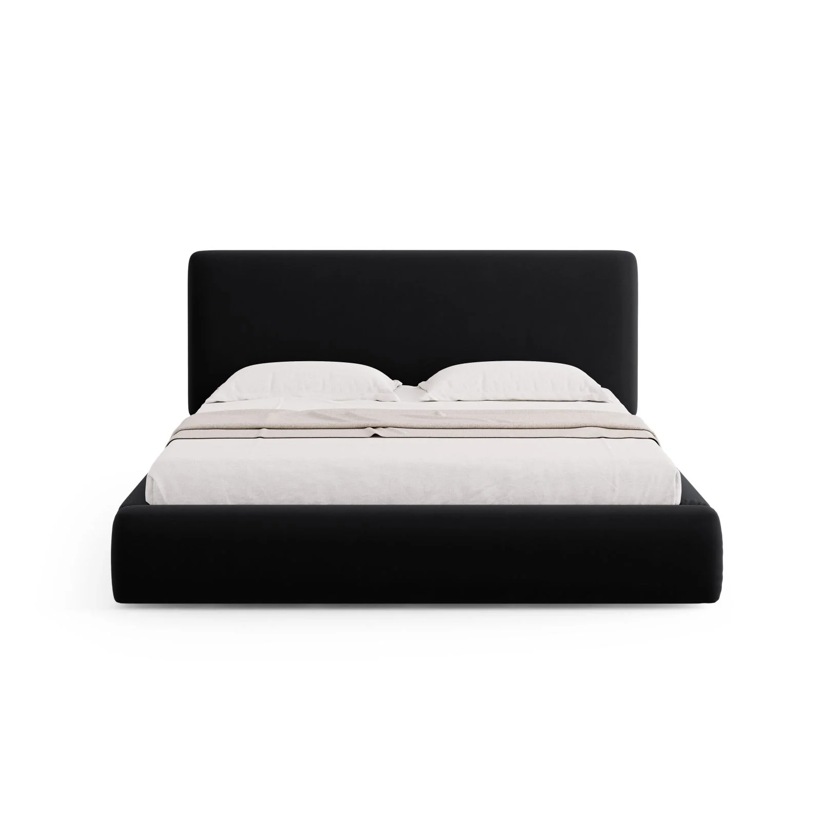 Colonel Bett mit Kopfteil und Stauraum aus Samt oder Chenille, 180x200 cm - Image 88