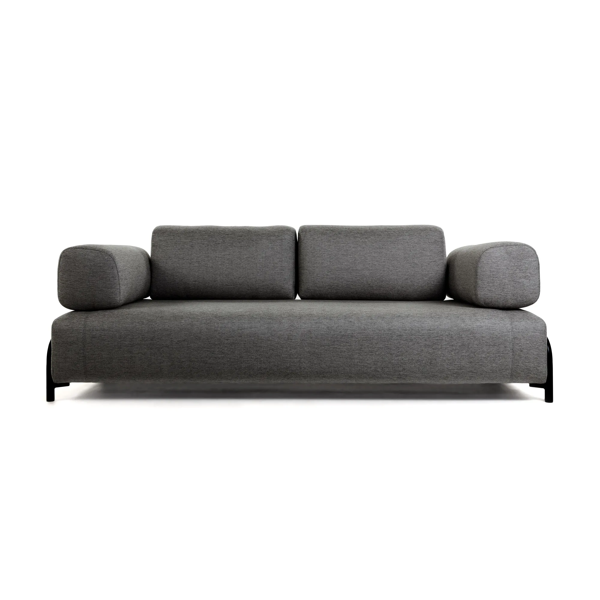 Compo 3-Sitzer Sofa dunkelgrau 232 cm - Image 5