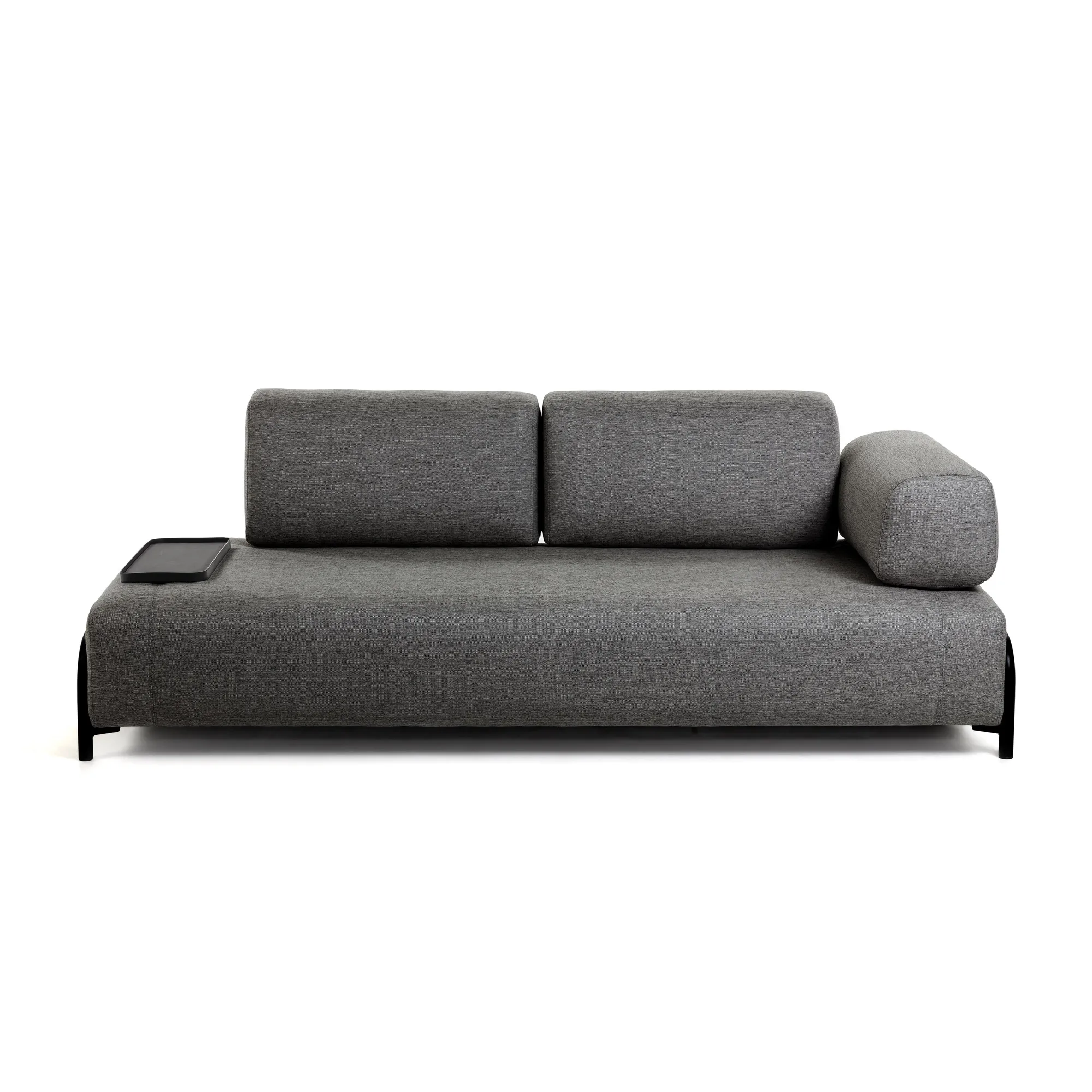 Compo 3-Sitzer Sofa dunkelgrau 232 cm - Image 7