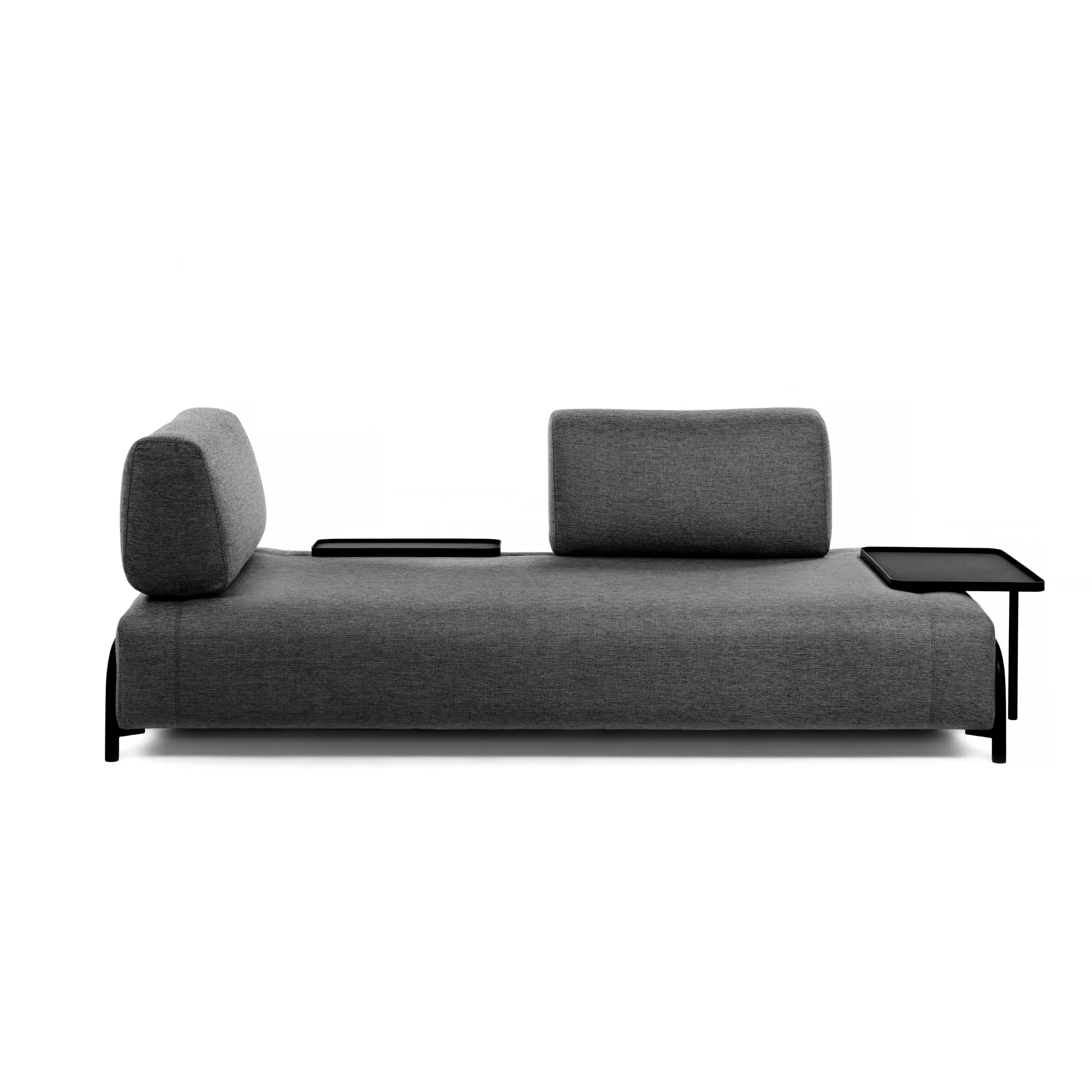 Compo 3-Sitzer Sofa dunkelgrau 232 cm - Image 9