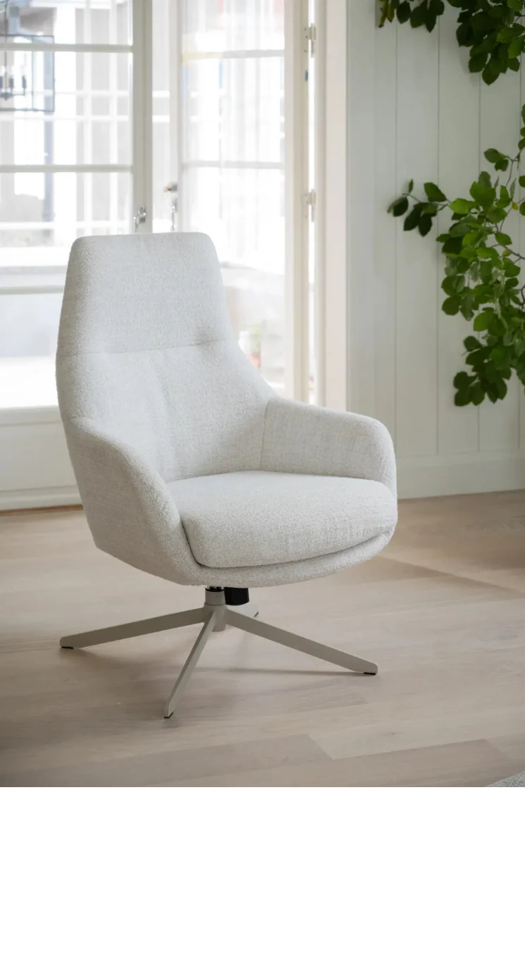 CONROE Sofasessel Hellbeige/Beige, 78x74x103 cm - Image 3