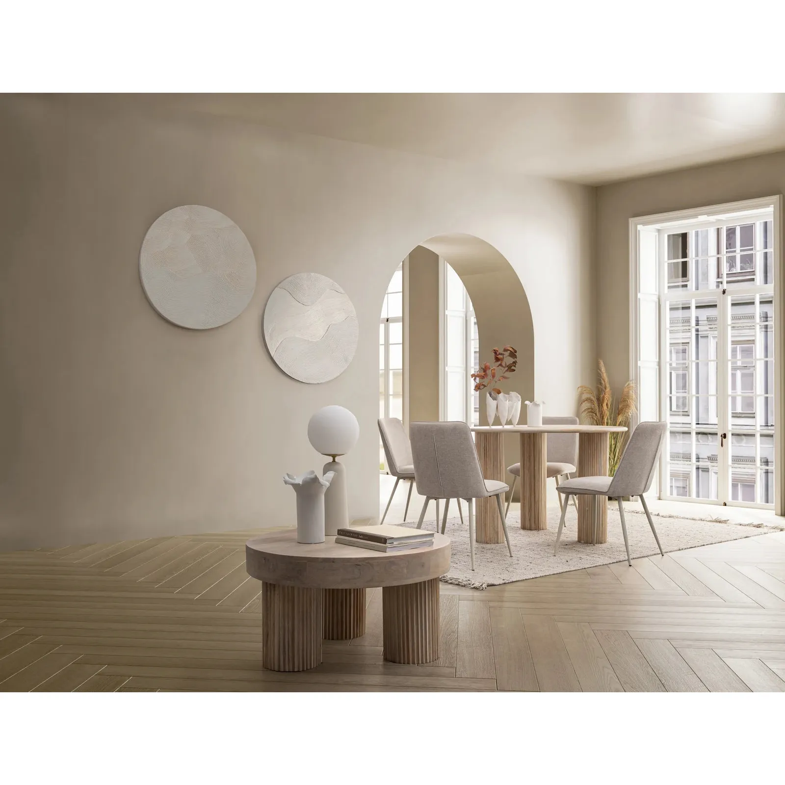 Cora Stuhl Beige/Beige - Image 4