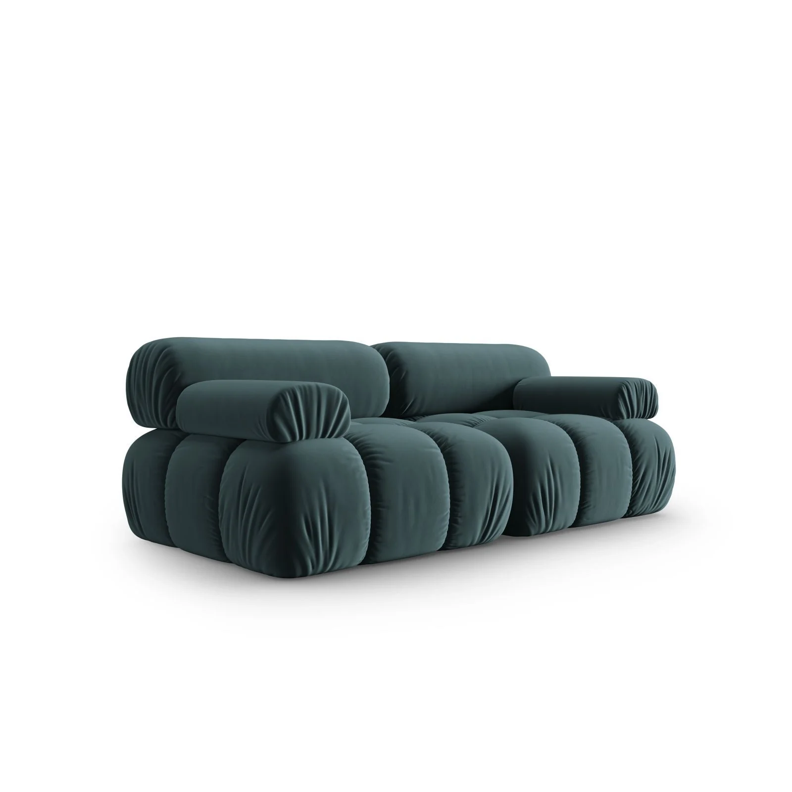 Cortina Modulares 2-Sitzer Sofa aus Samt, 188x94 cm - Image 24