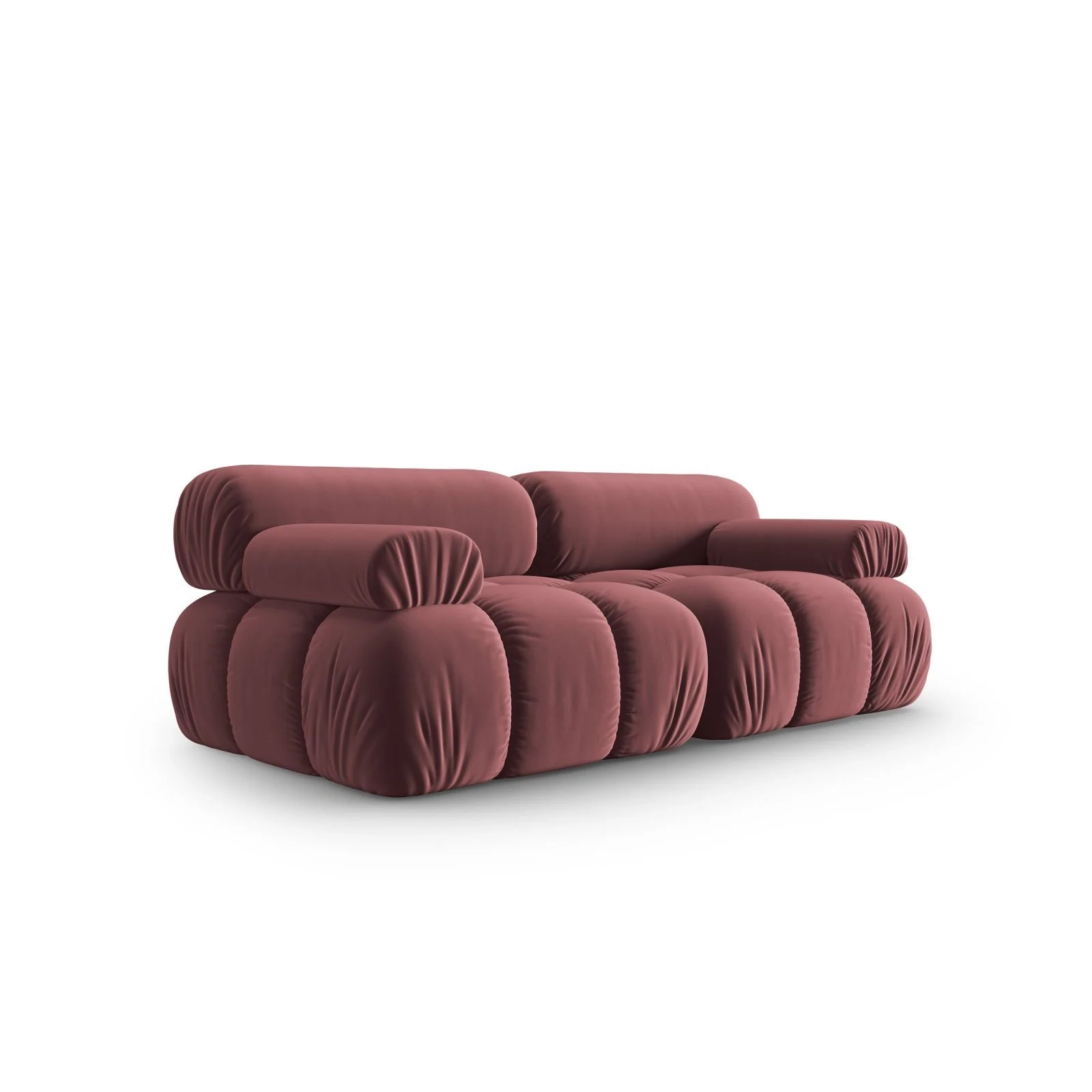 Cortina Modulares 2-Sitzer Sofa aus Samt, 188x94 cm - Image 3