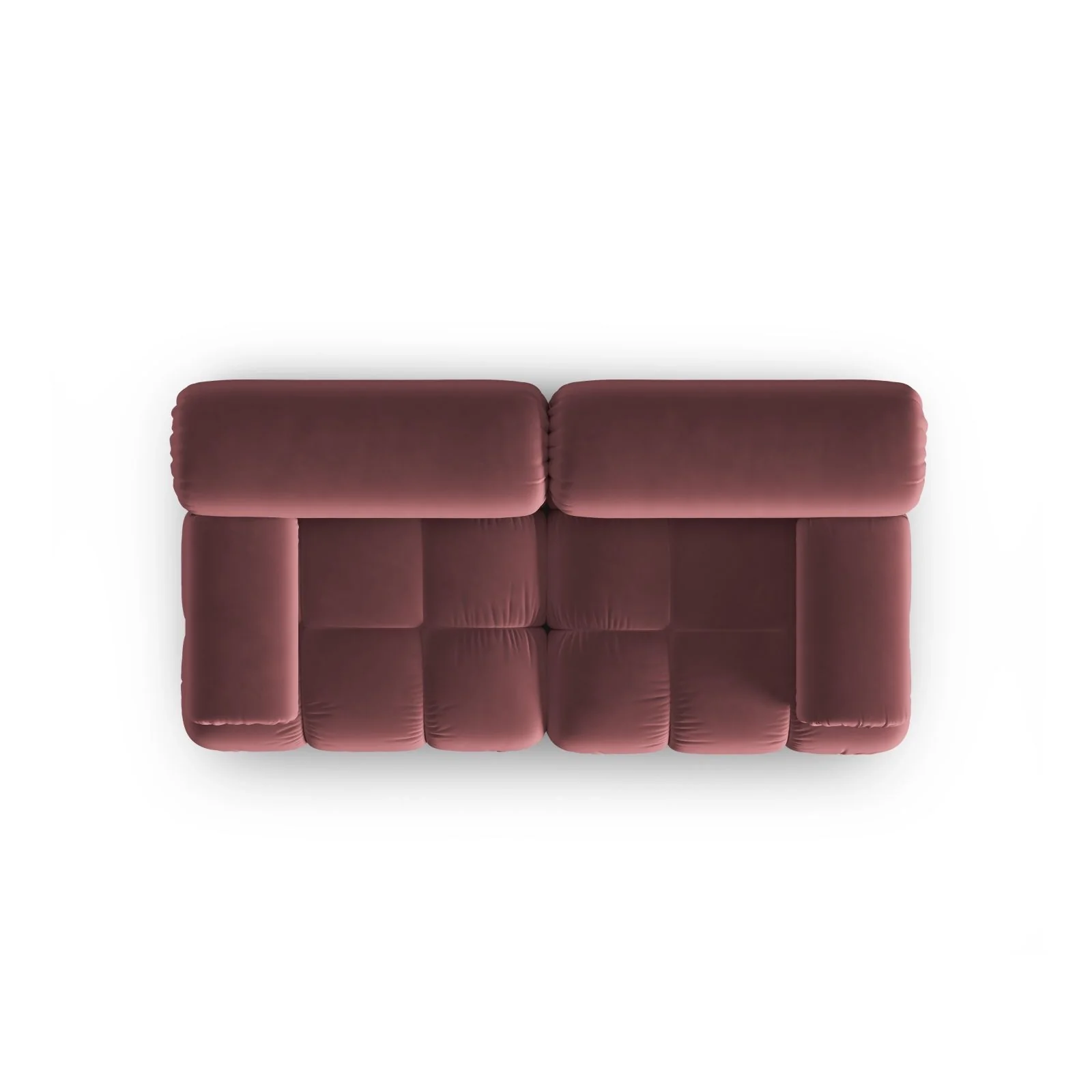 Cortina Modulares 2-Sitzer Sofa aus Samt, 188x94 cm - Image 5