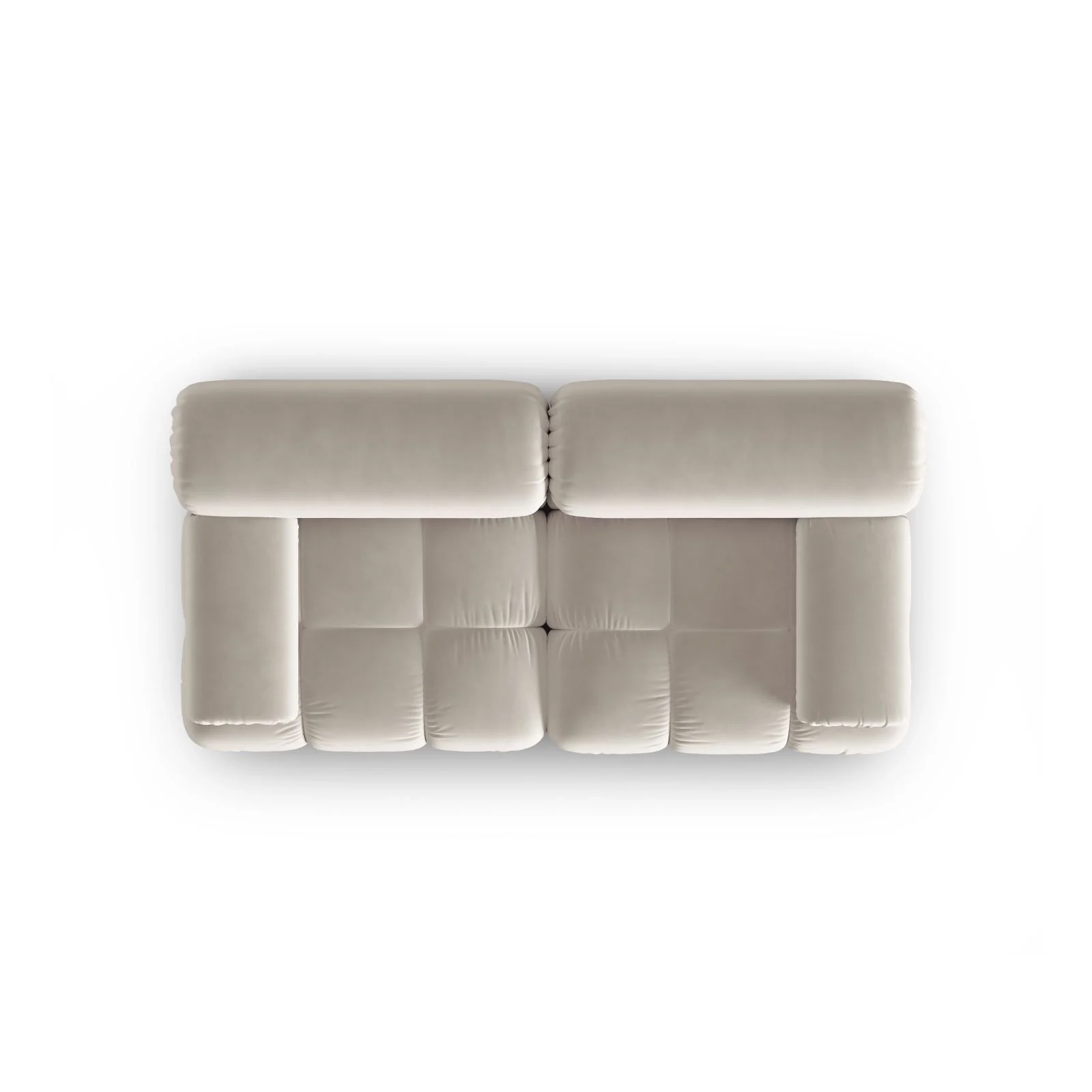 Cortina Modulares 2-Sitzer Sofa aus Samt, 188x94 cm - Image 68