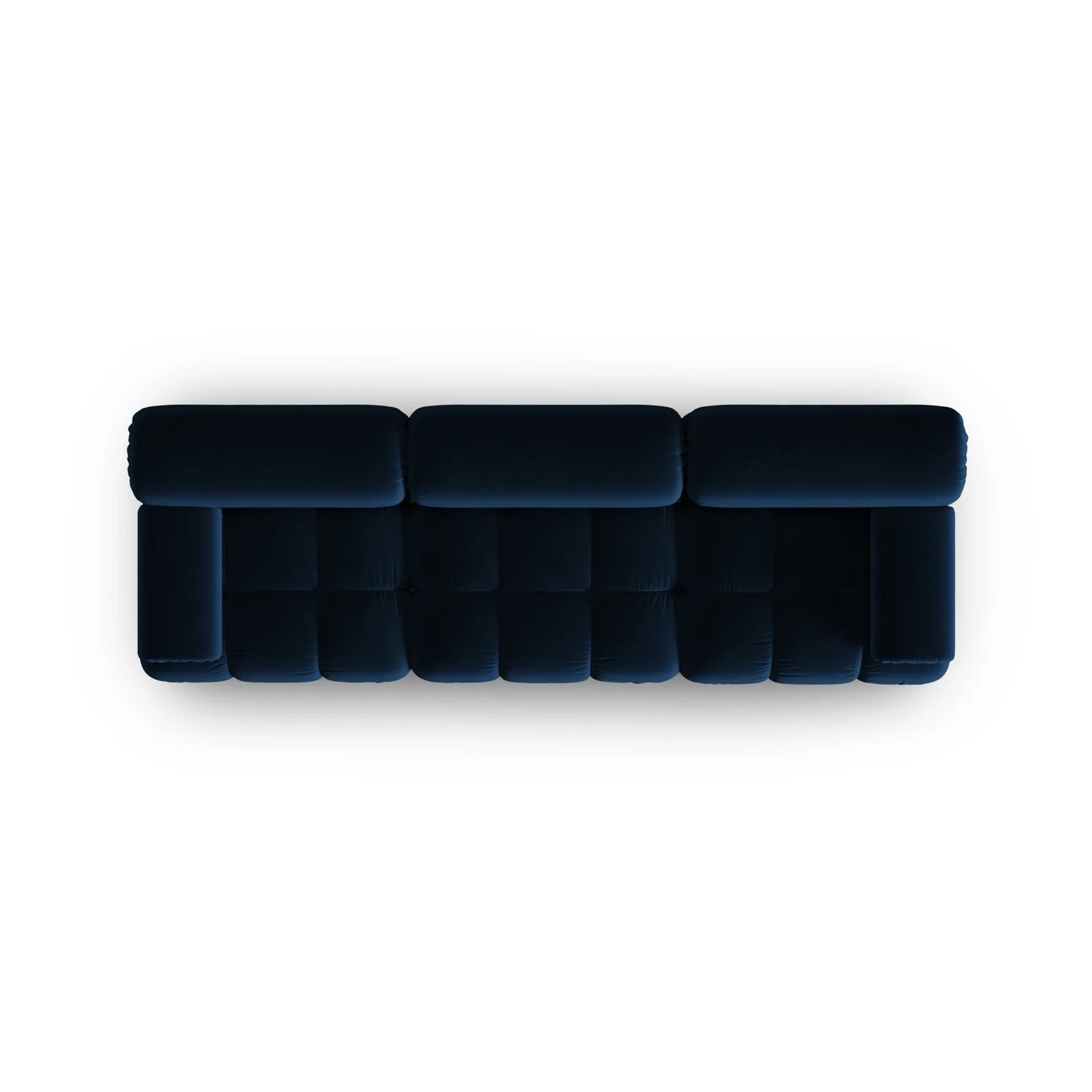 Cortina Modulares 3-Sitzer Sofa aus Samt, 282x94 cm - Image 12