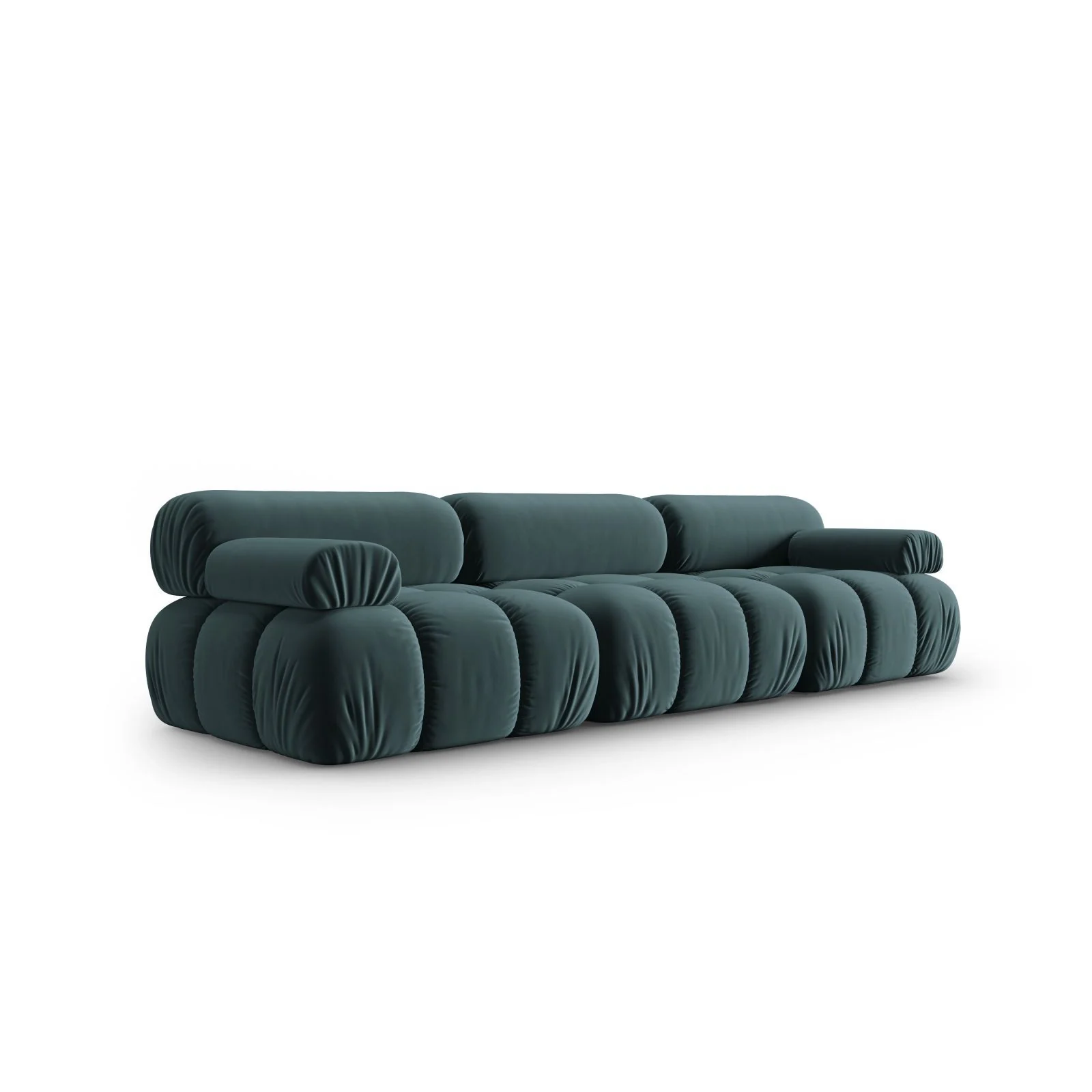Cortina Modulares 3-Sitzer Sofa aus Samt, 282x94 cm - Image 24