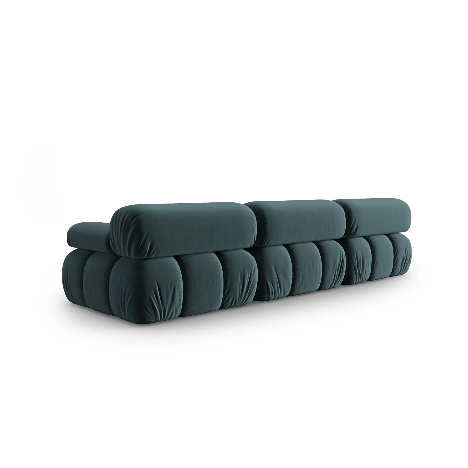 Cortina Modulares 3-Sitzer Sofa aus Samt, 282x94 cm - Image 25