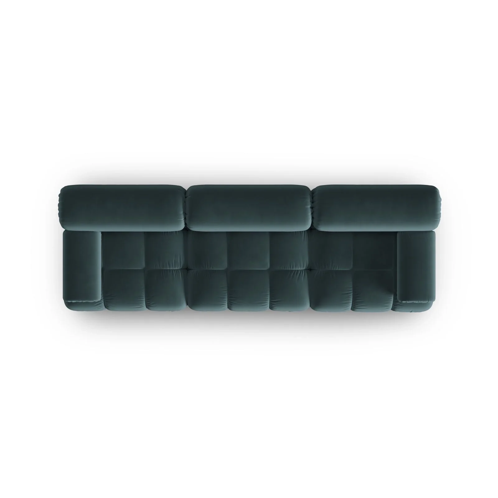 Cortina Modulares 3-Sitzer Sofa aus Samt, 282x94 cm - Image 26