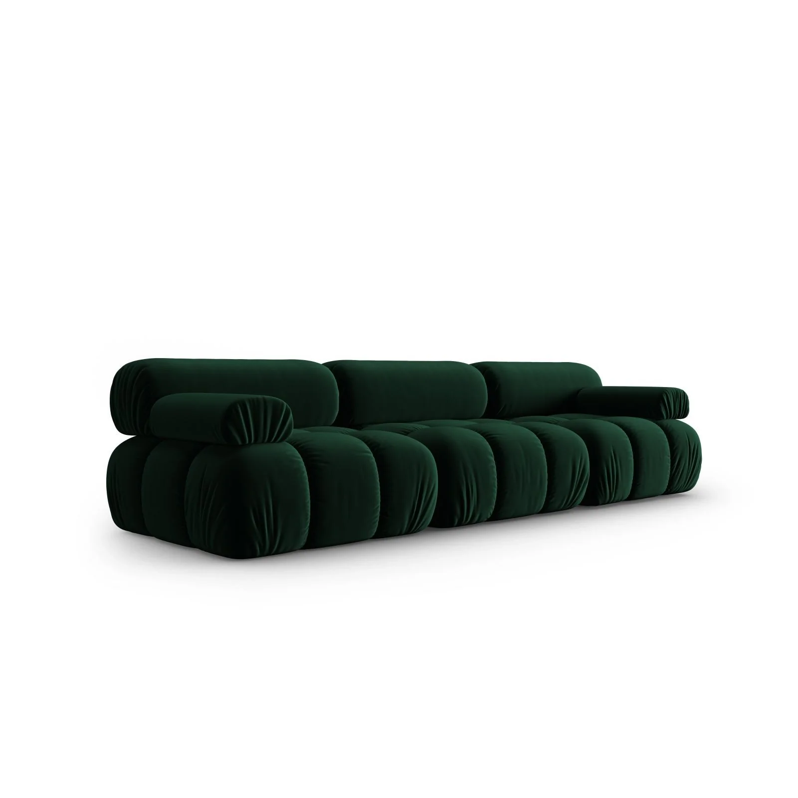 Cortina Modulares 3-Sitzer Sofa aus Samt, 282x94 cm - Image 31