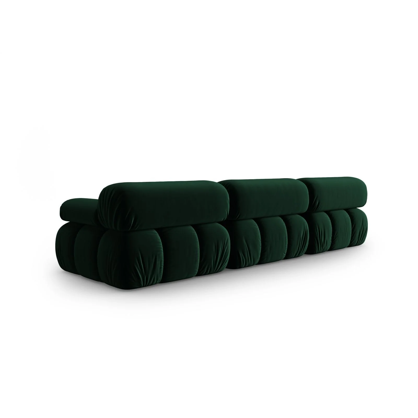 Cortina Modulares 3-Sitzer Sofa aus Samt, 282x94 cm - Image 32