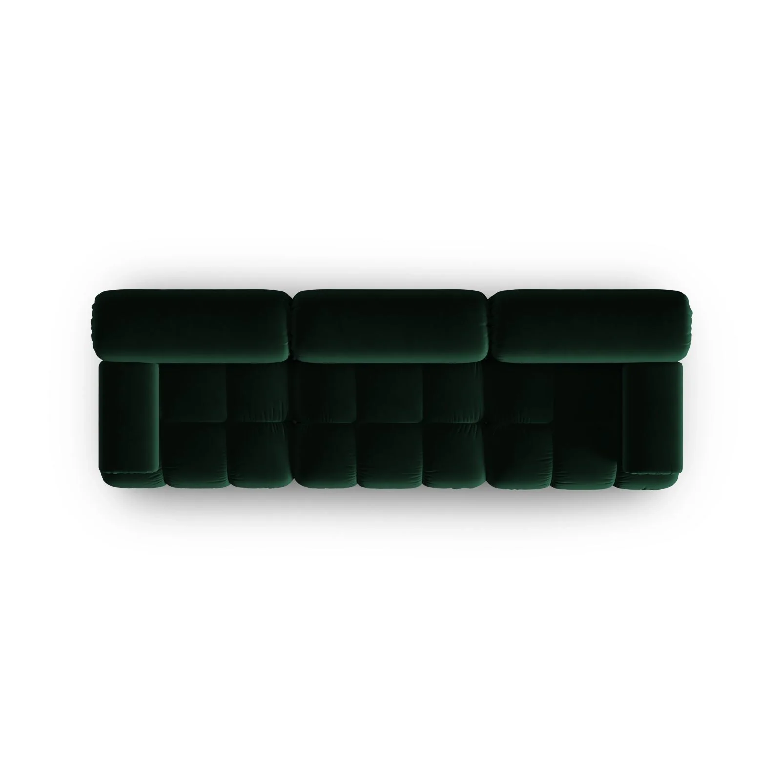 Cortina Modulares 3-Sitzer Sofa aus Samt, 282x94 cm - Image 33
