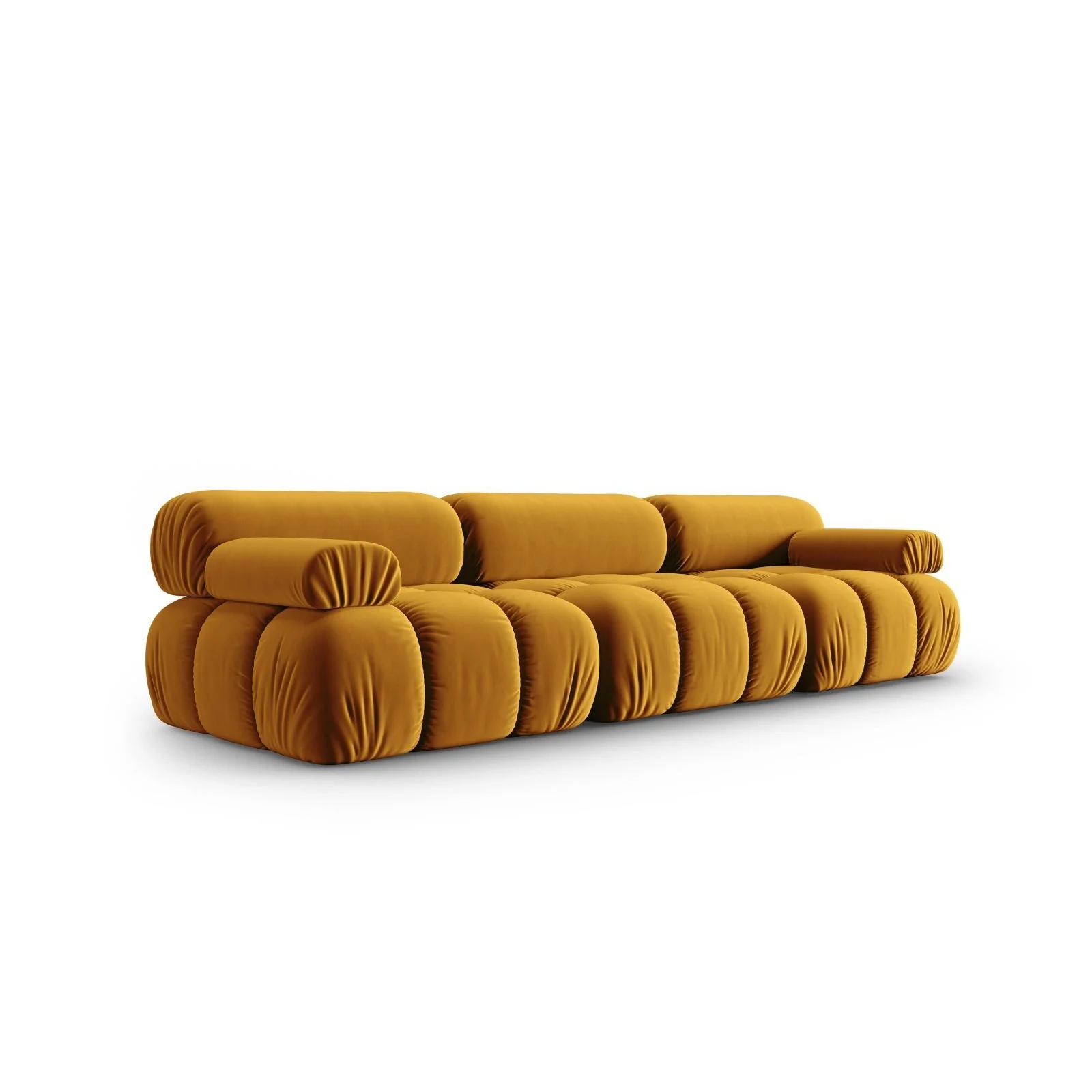Cortina Modulares 3-Sitzer Sofa aus Samt, 282x94 cm - Image 38