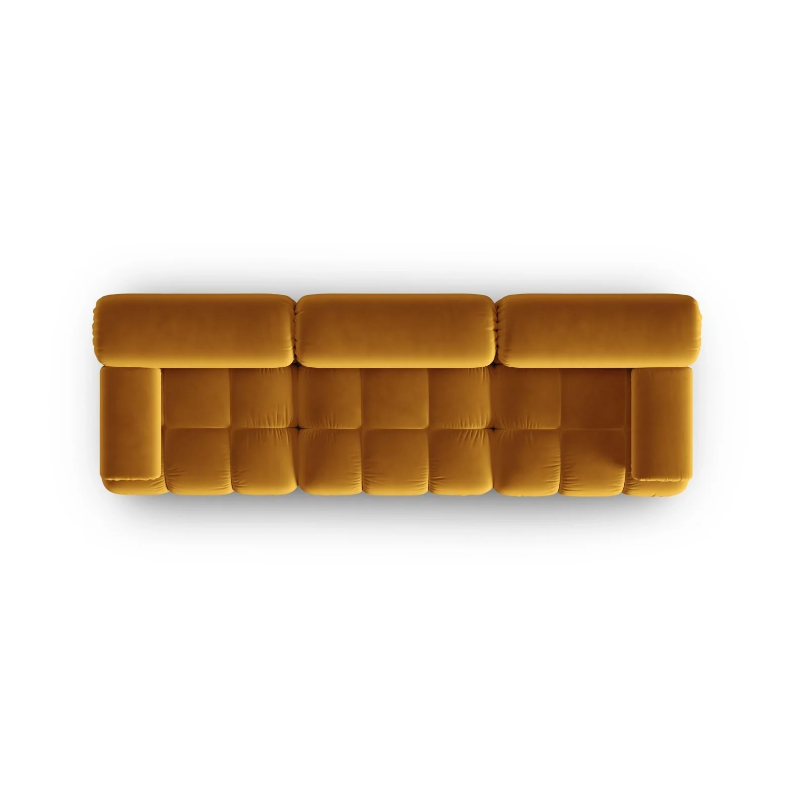 Cortina Modulares 3-Sitzer Sofa aus Samt, 282x94 cm - Image 40