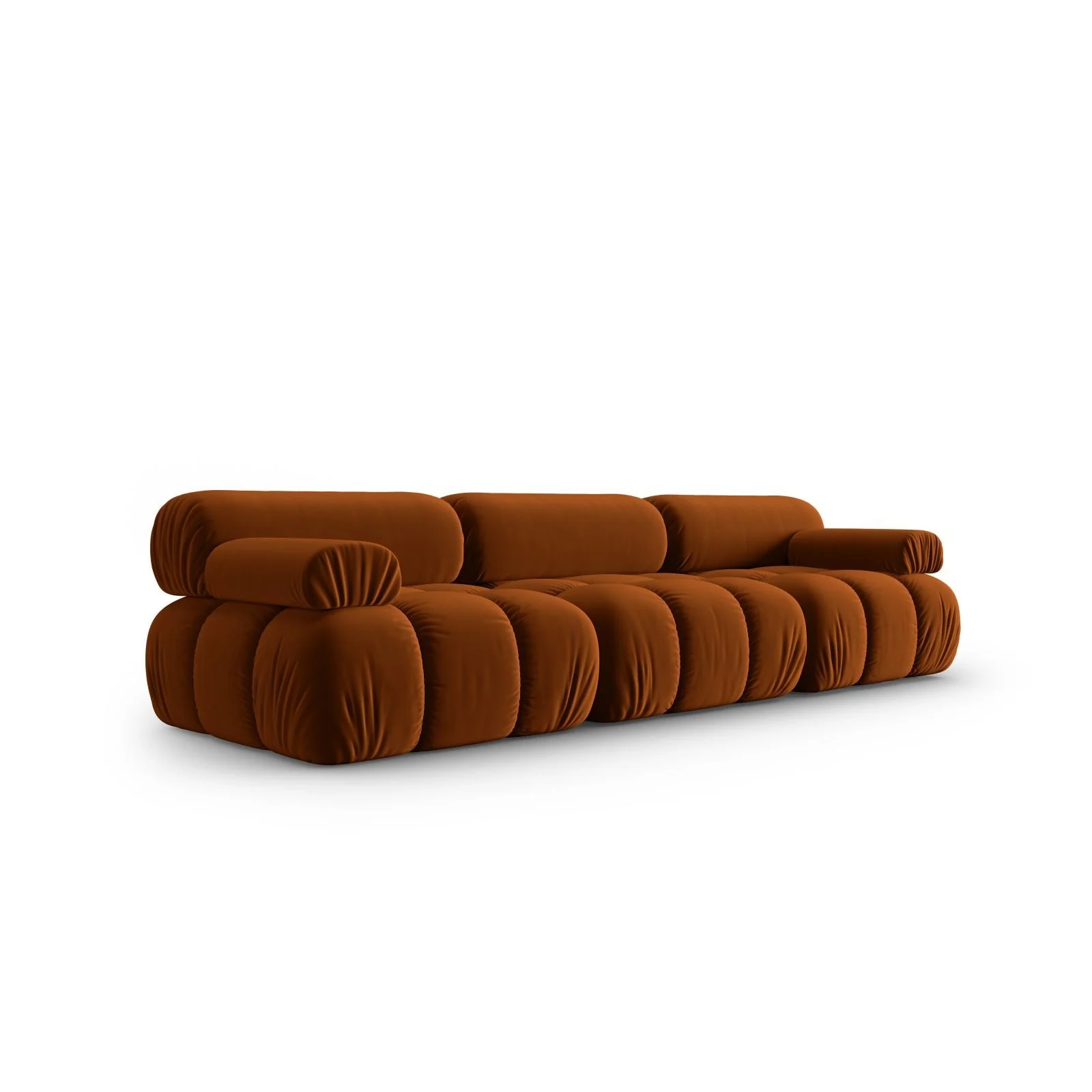 Cortina Modulares 3-Sitzer Sofa aus Samt, 282x94 cm - Image 45