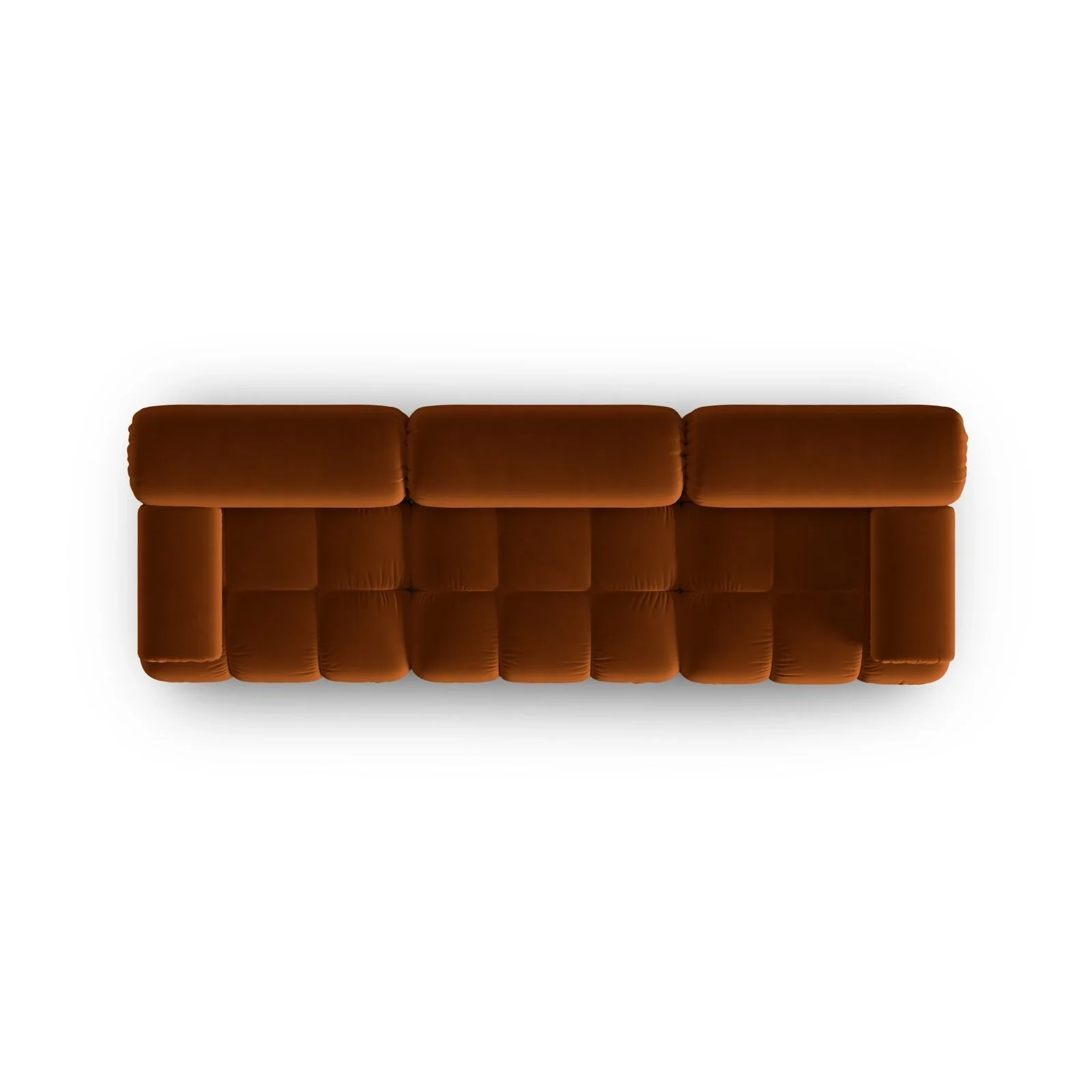 Cortina Modulares 3-Sitzer Sofa aus Samt, 282x94 cm - Image 47