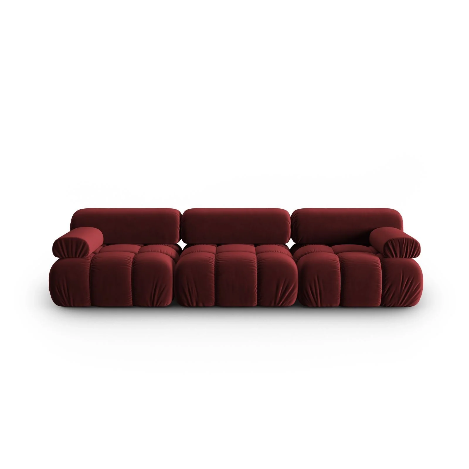 Cortina Modulares 3-Sitzer Sofa aus Samt, 282x94 cm - Image 50
