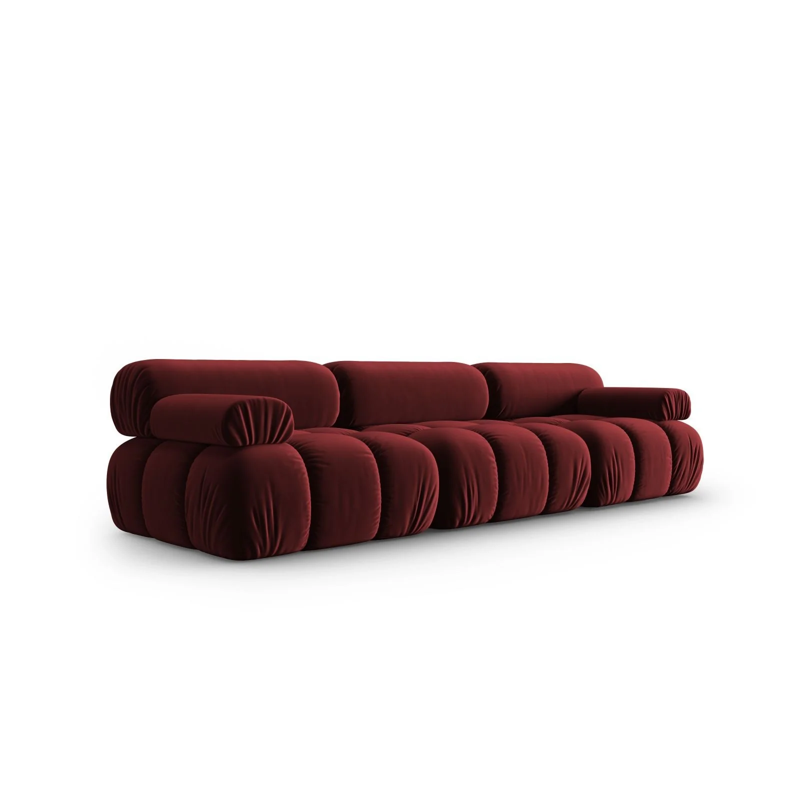 Cortina Modulares 3-Sitzer Sofa aus Samt, 282x94 cm - Image 52