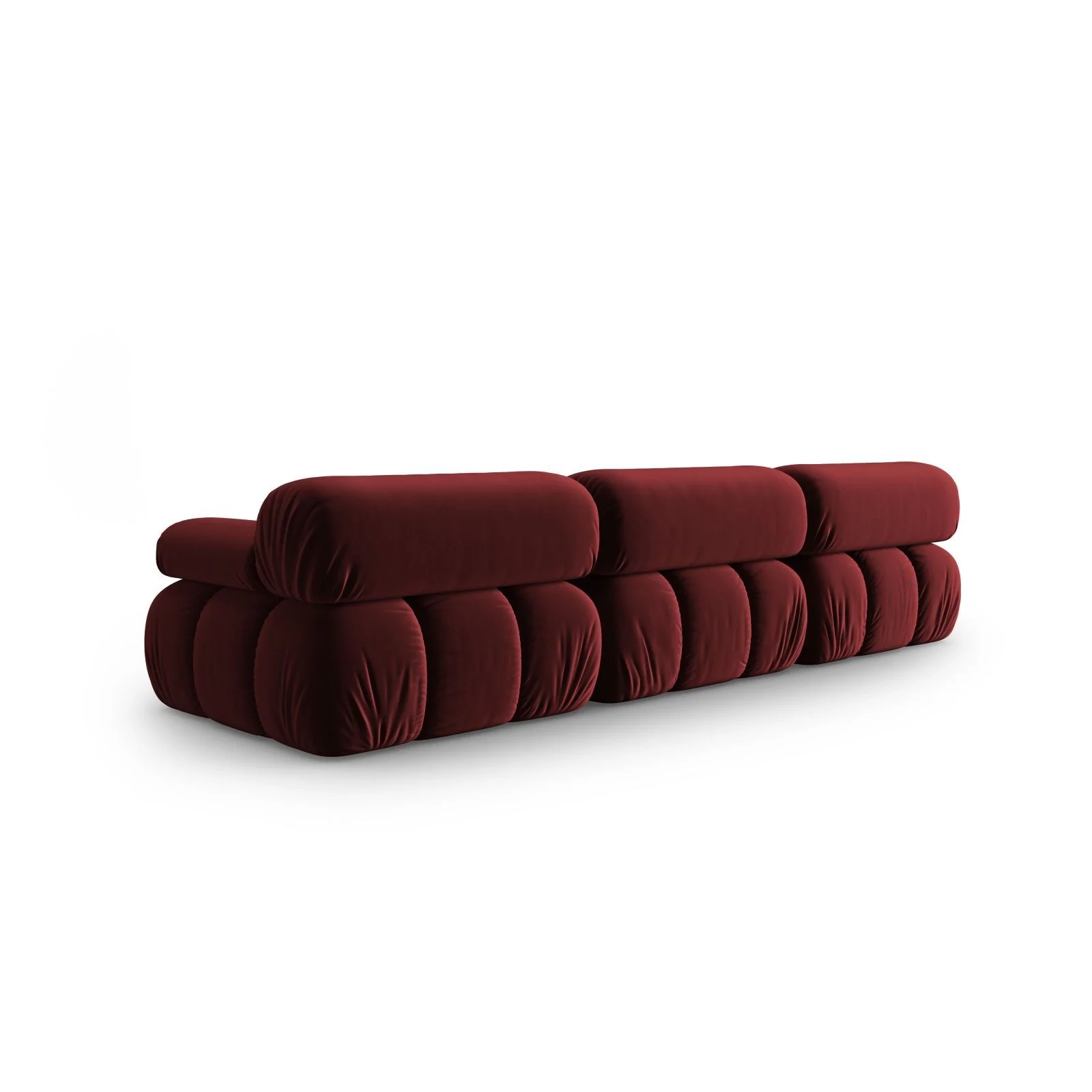 Cortina Modulares 3-Sitzer Sofa aus Samt, 282x94 cm - Image 53