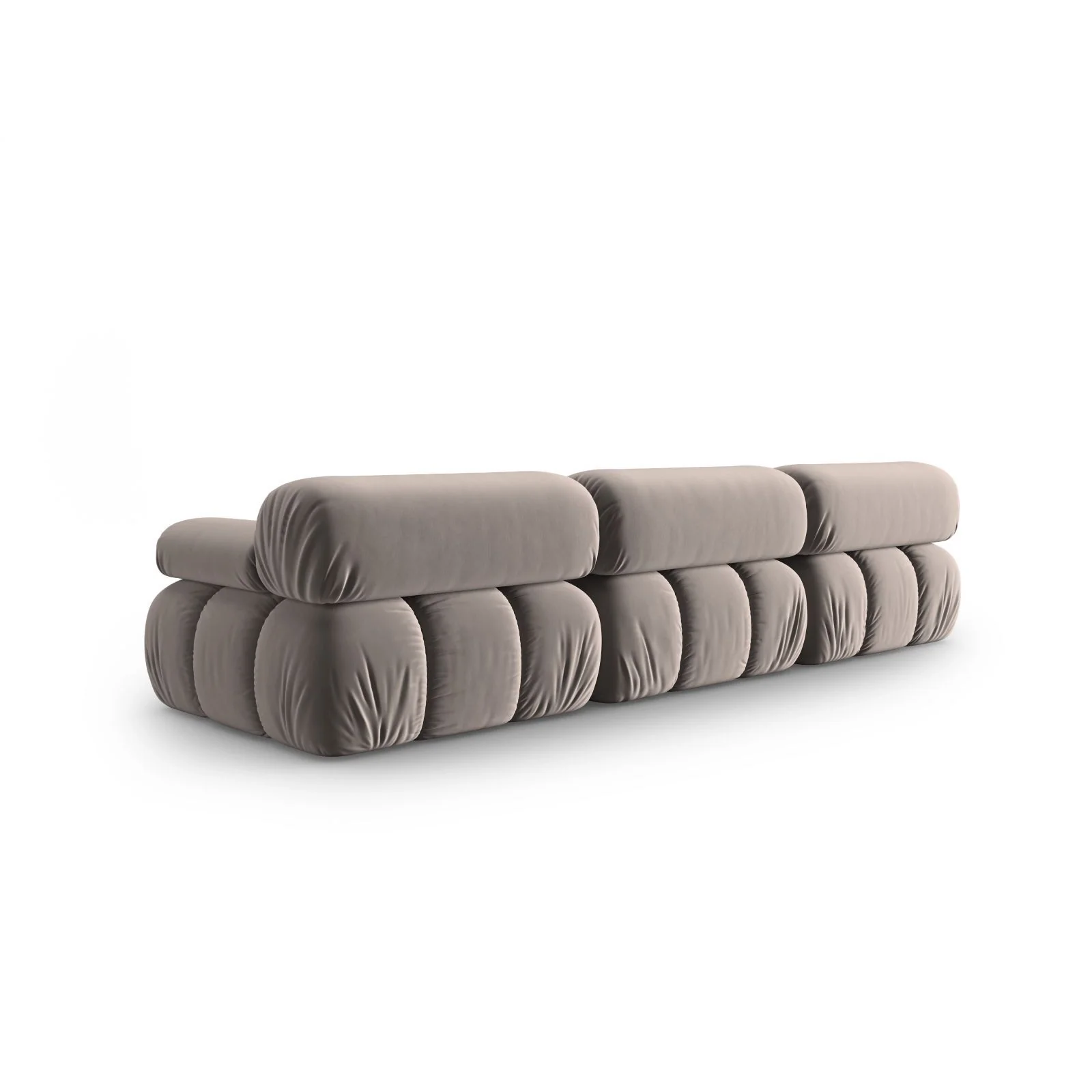 Cortina Modulares 3-Sitzer Sofa aus Samt, 282x94 cm - Image 60