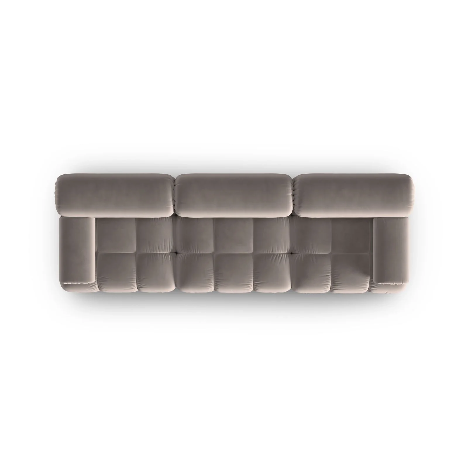 Cortina Modulares 3-Sitzer Sofa aus Samt, 282x94 cm - Image 61