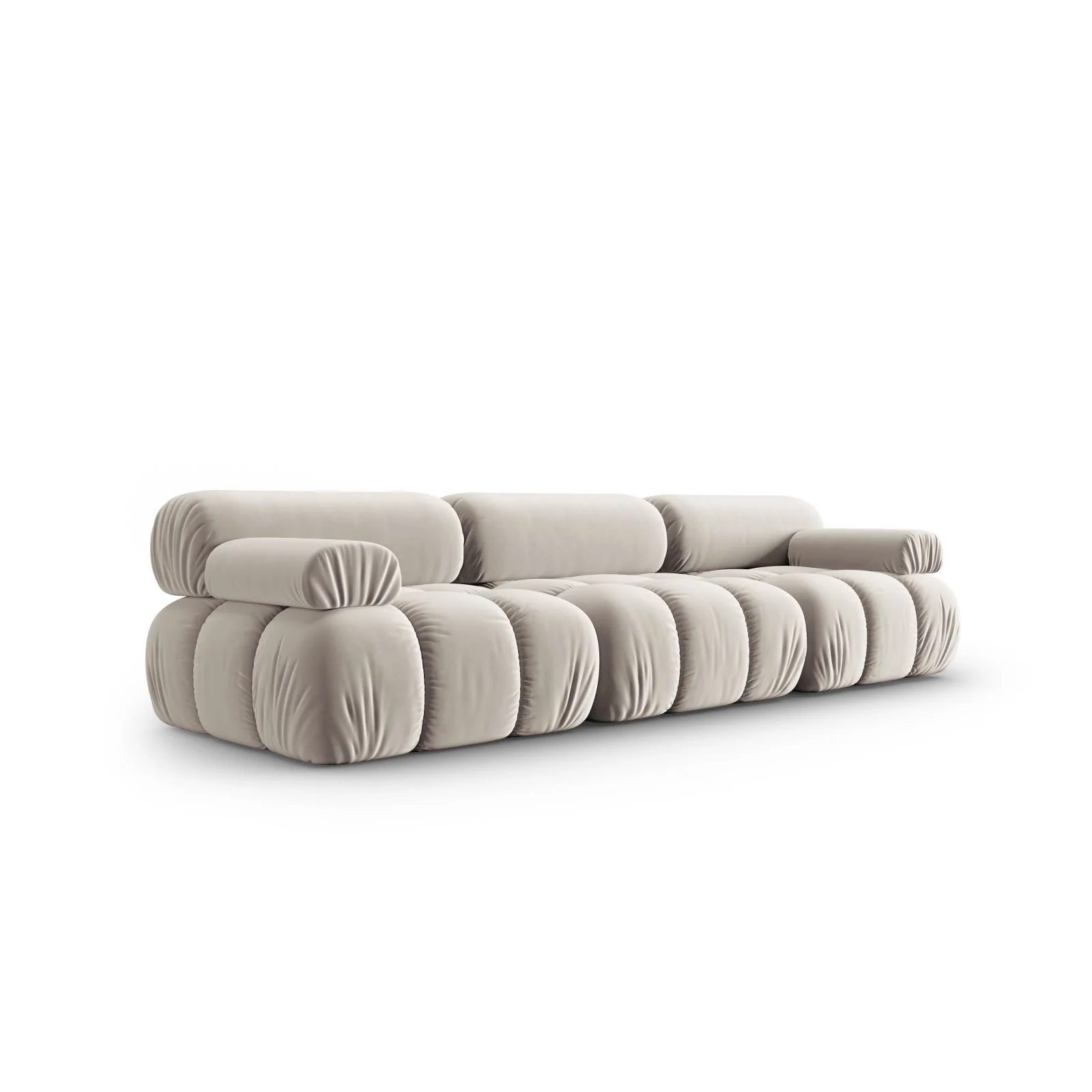 Cortina Modulares 3-Sitzer Sofa aus Samt, 282x94 cm - Image 66