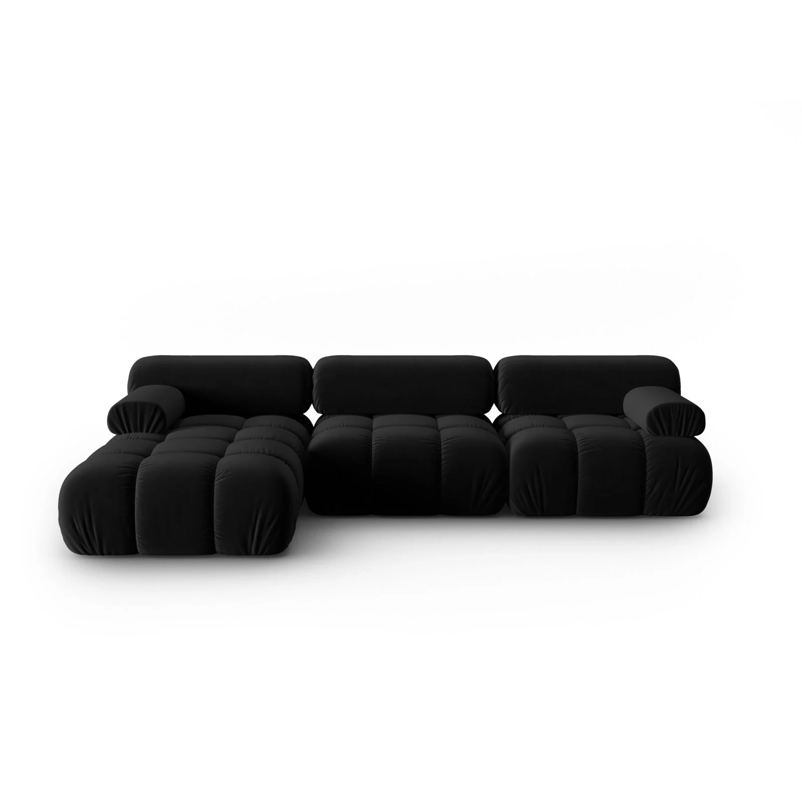 Cortina Modulares 4-Sitzer Ecksofa, Linke Seite, aus Samt, 282x155 cm - Image 17