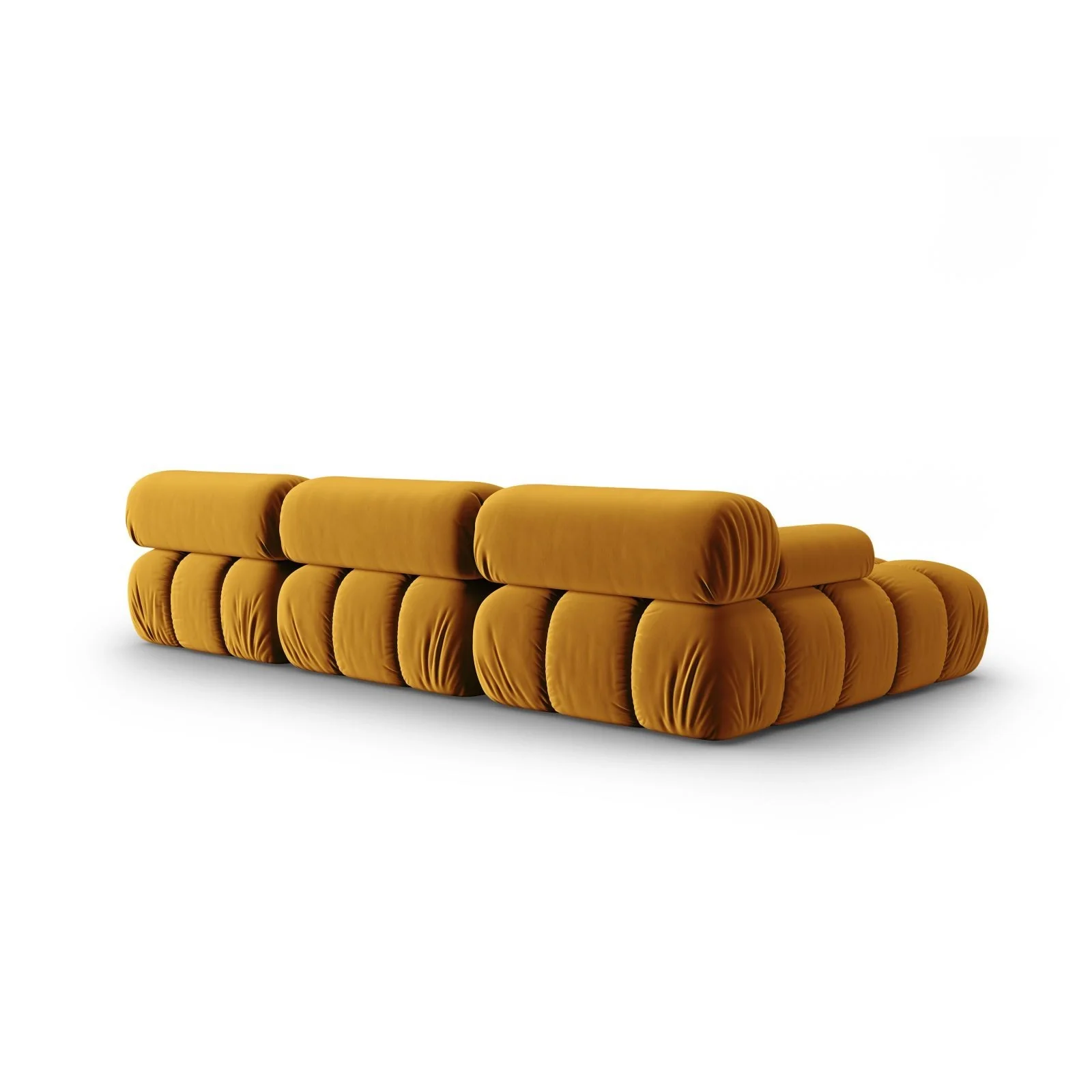 Cortina Modulares 4-Sitzer Ecksofa, Linke Seite, aus Samt, 282x155 cm - Image 45