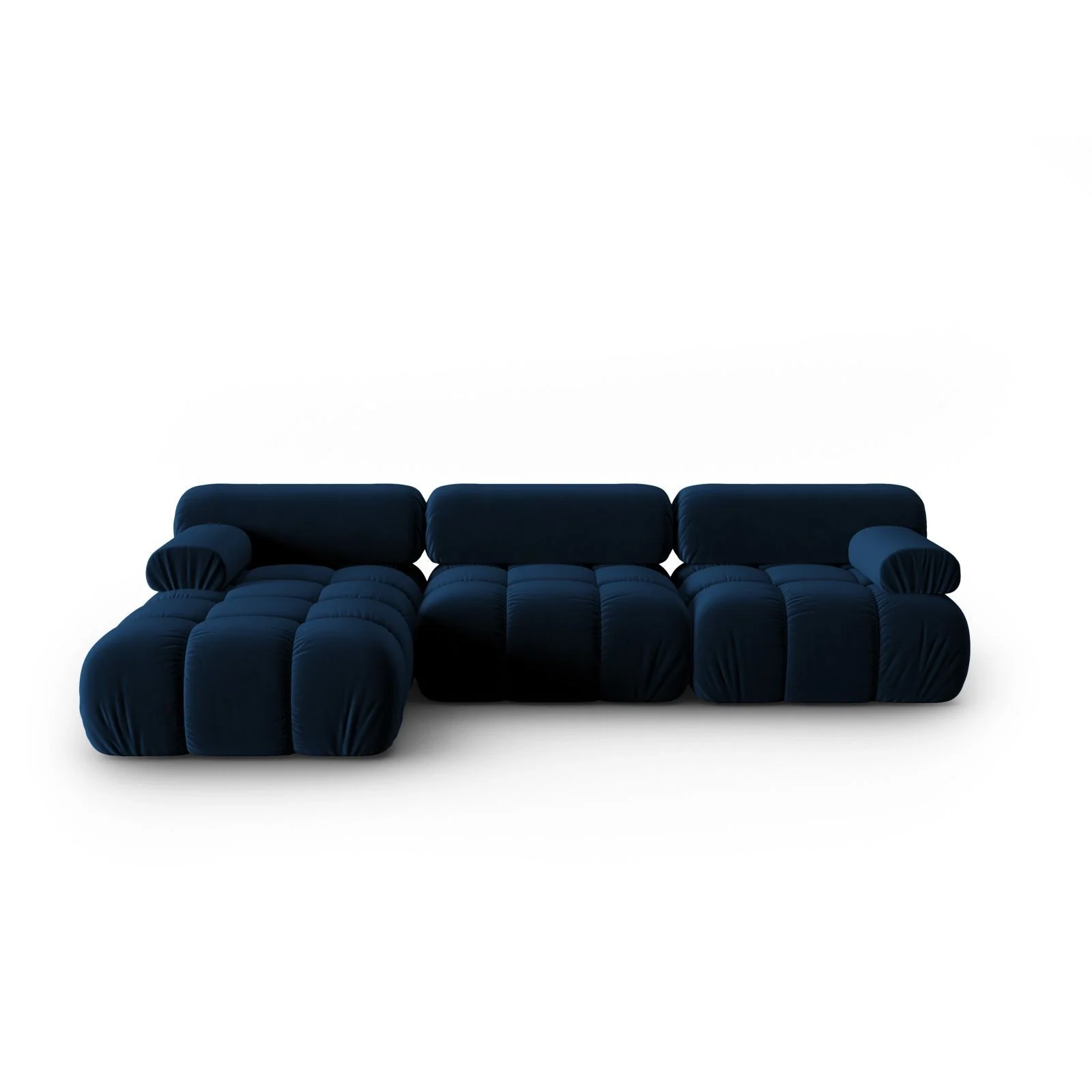 Cortina Modulares 4-Sitzer Ecksofa, Linke Seite, aus Samt, 282x155 cm - Image 9