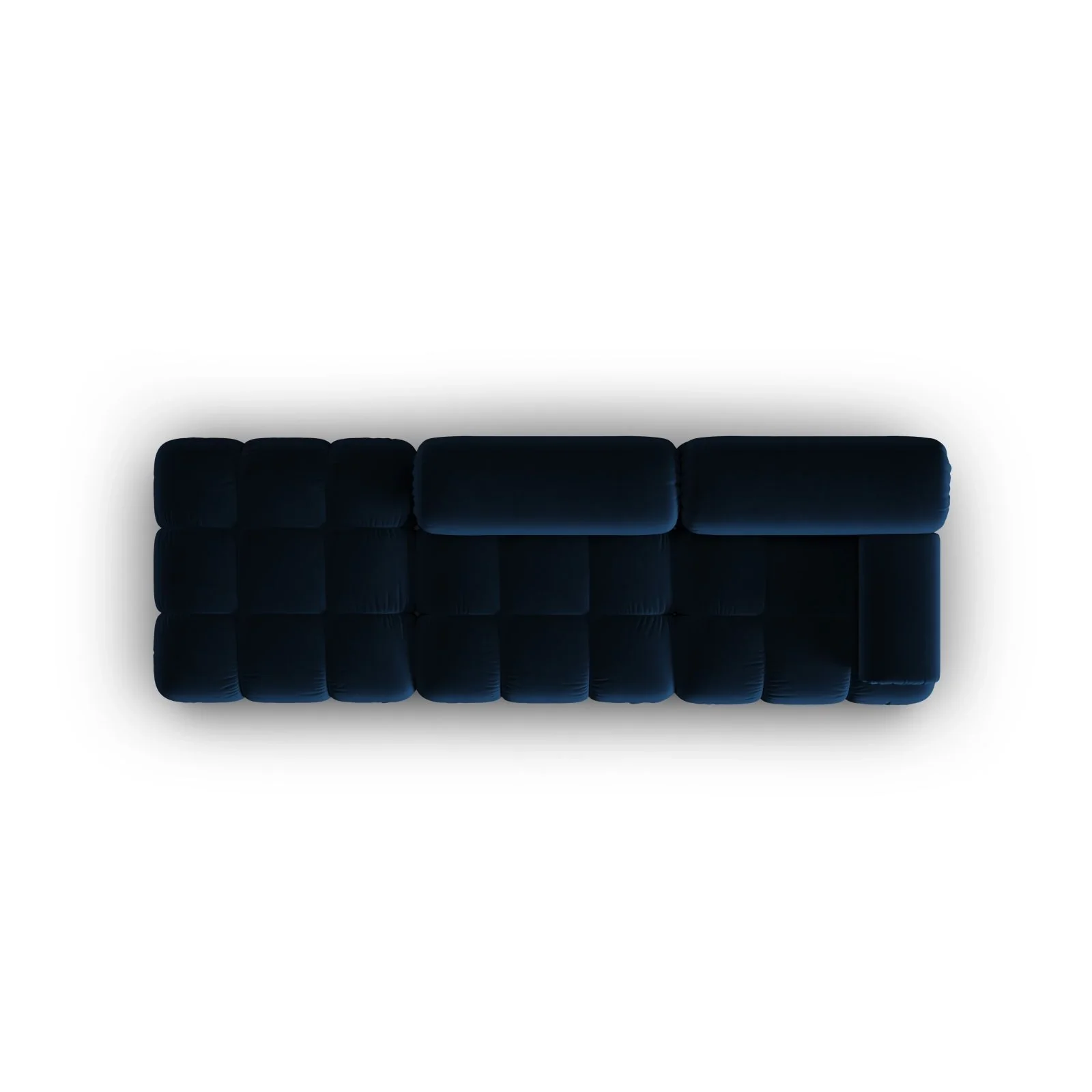 Cortina Modulares 4-Sitzer Sofa, Linke Seite, aus Samt in Rosa (Bluvel 91), 282x94 cm - Image 12