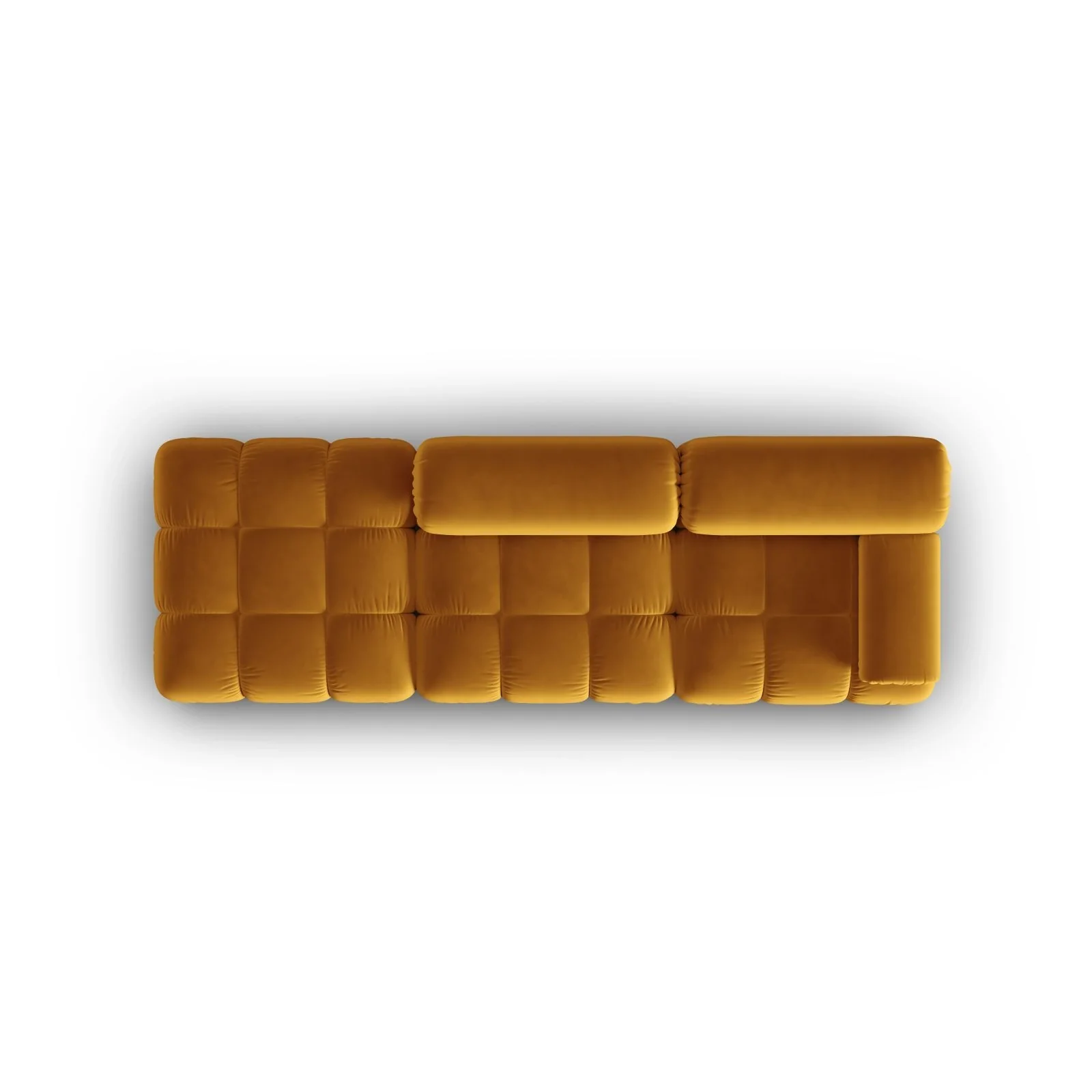 Cortina Modulares 4-Sitzer Sofa, Linke Seite, aus Samt in Rosa (Bluvel 91), 282x94 cm - Image 40